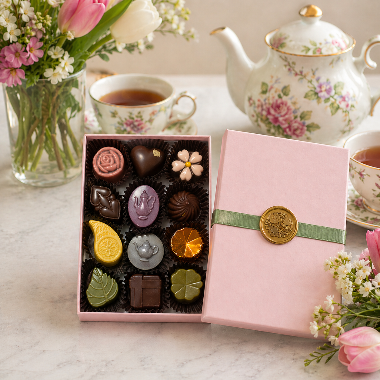 Afternoon Tea Truffle Collection 12pc 🌸