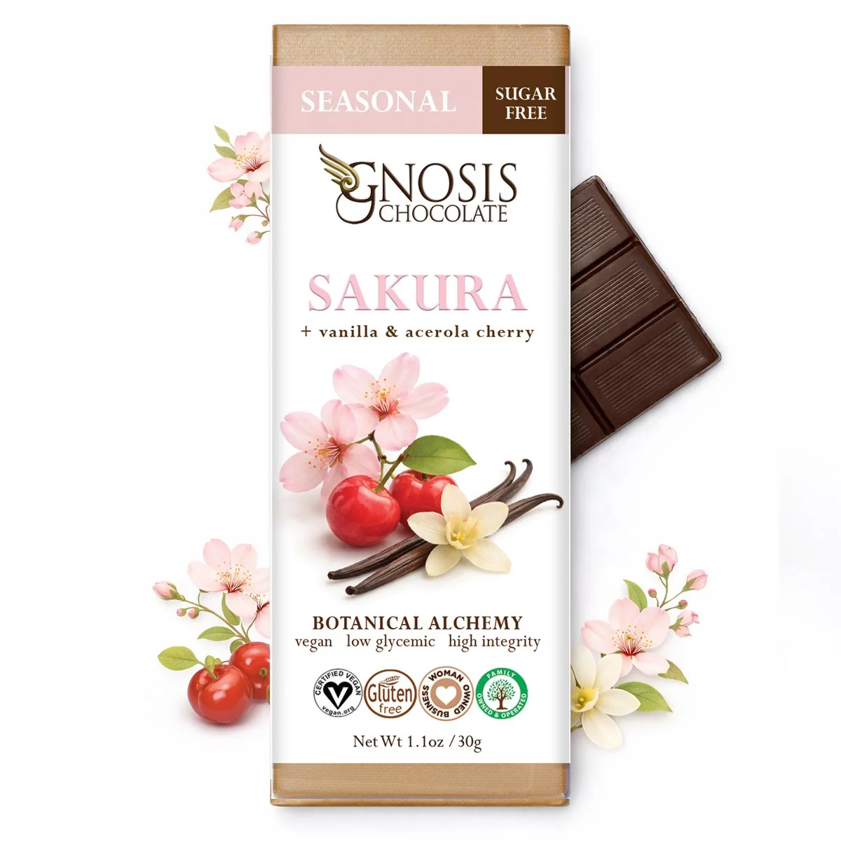 NEW! Sakura Cherry Monkfruit Bar 🌸