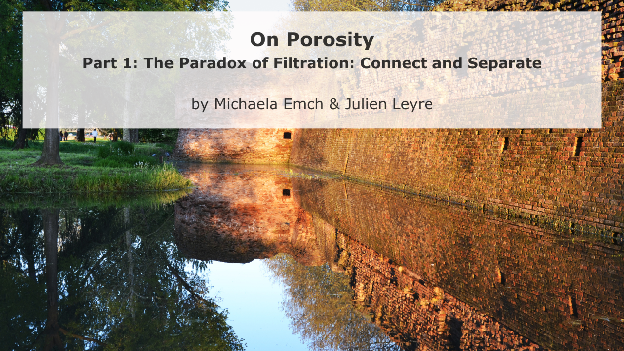The paradox of filtration: connect and separate