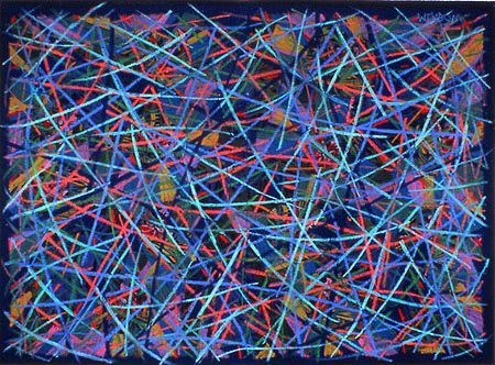 Mystery Behind the Blue Veil 44.5 x 60 in. .jpg