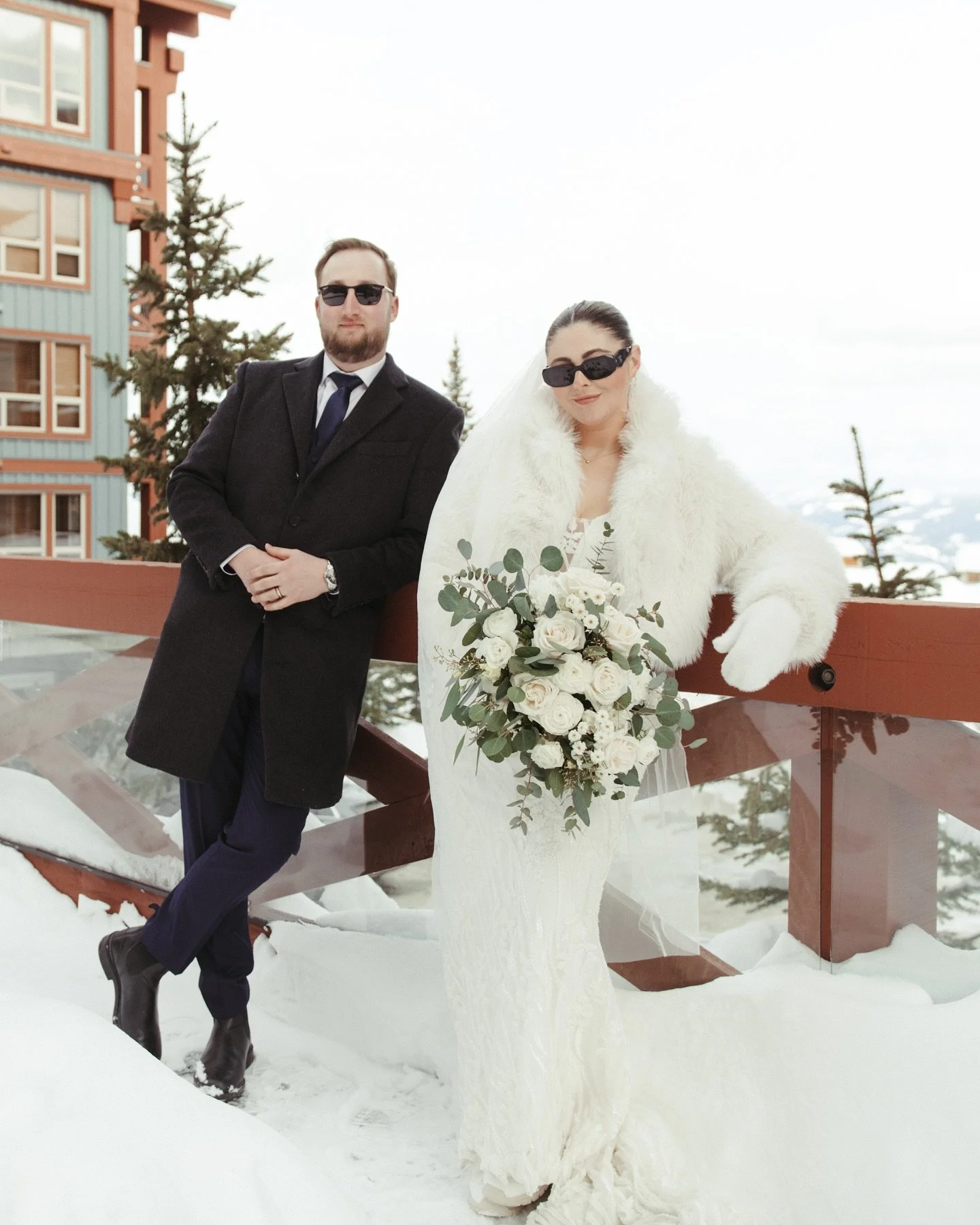 It was an absolute honour to shoot Nicole and Austin&rsquo;s GORG wedding up at @skibigwhite this past weekend. Every detail was so intentional but it was the most relaxed &amp; cozy wedding day. Truly loved every moment. ❄️❤️