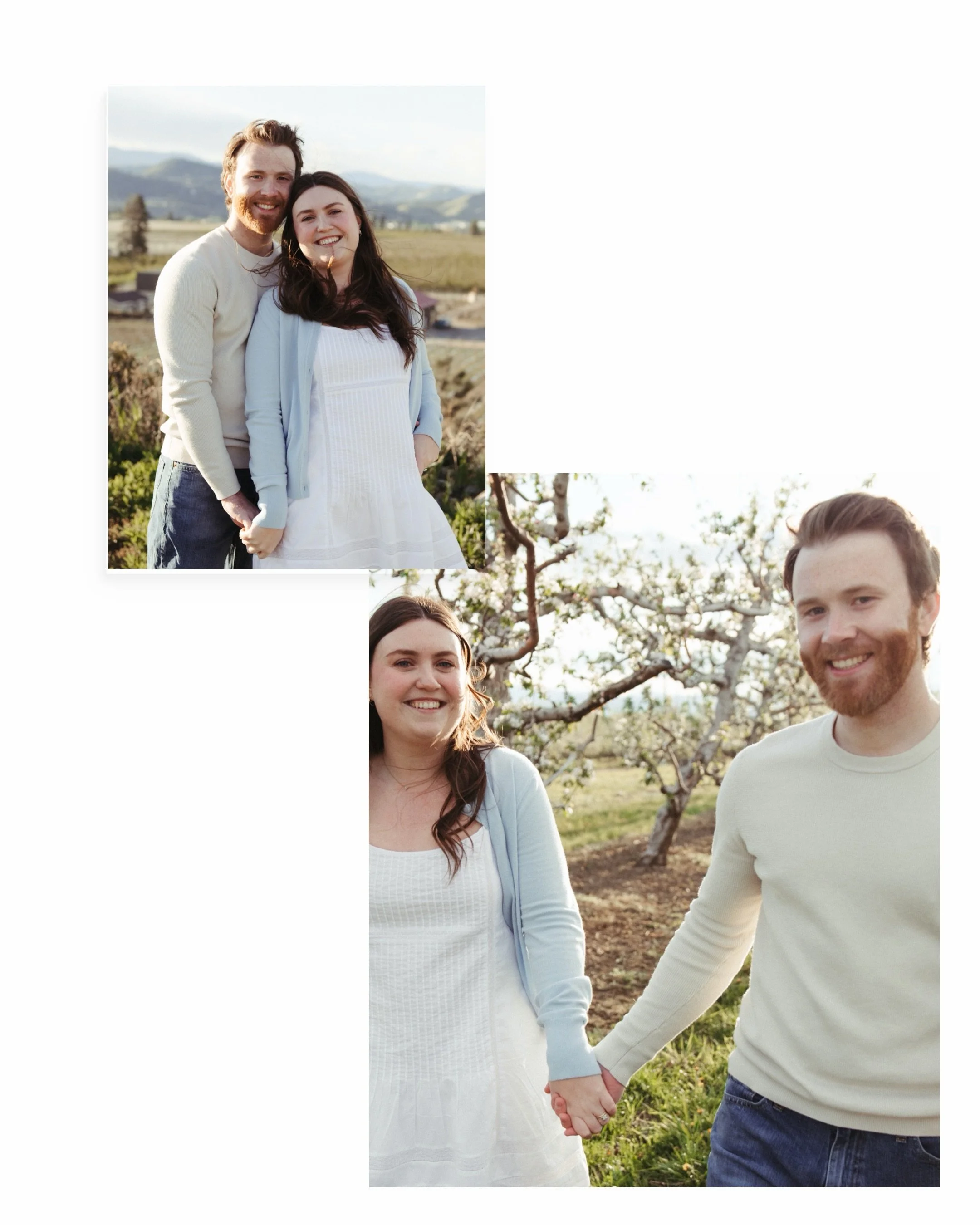 Blessed to have caught the week-long bloom for these engagement pics! ✨🌸