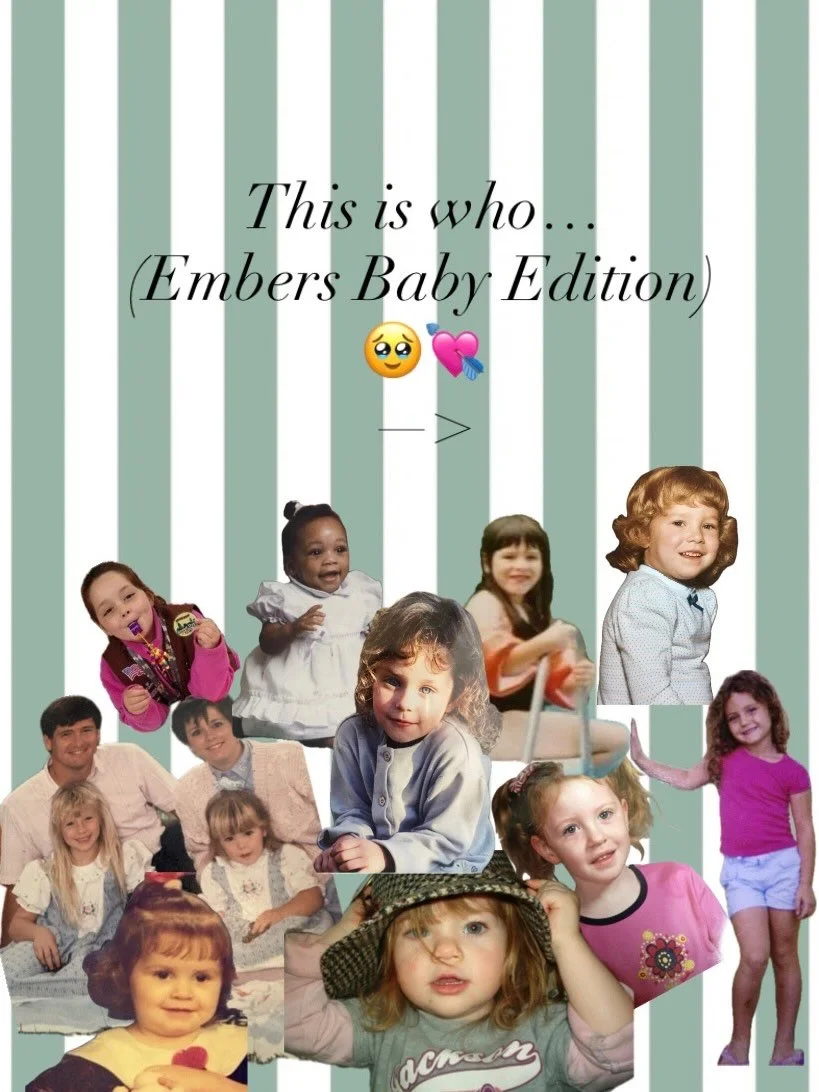 Embers HAD to jump on this trend, can you guess who&rsquo;s who? 🥹💘

#candlebar #imjustakid #meettheteam