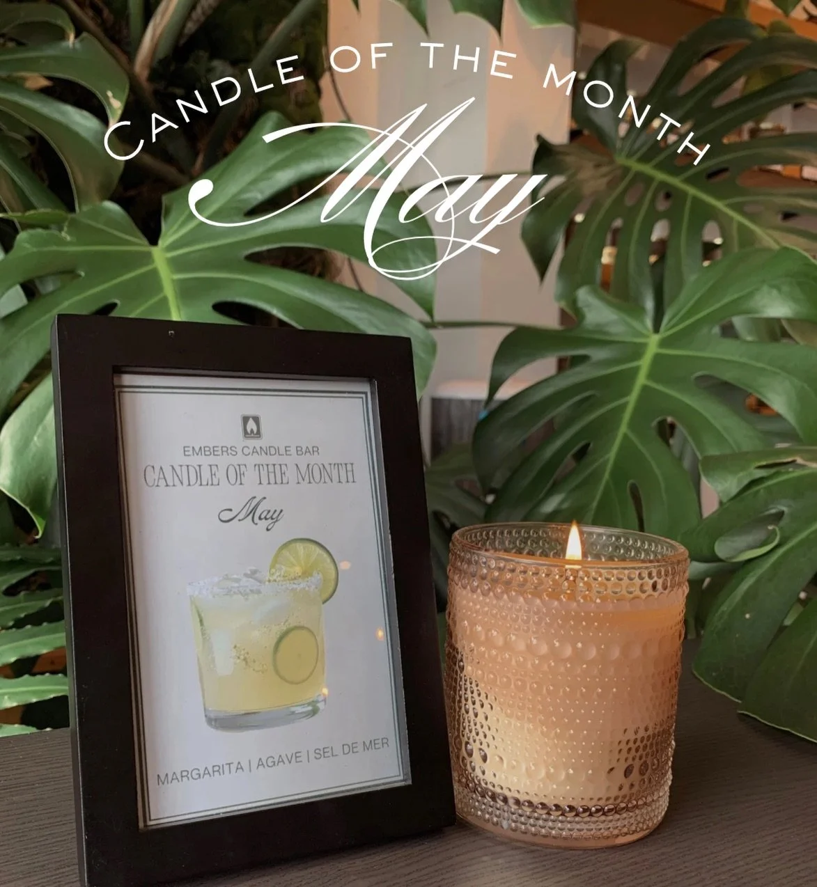 Say hello to our candle of the Month ✨🕯️🌿
May&rsquo;s blend is bringing all the beginning of summer energy with notes of Margarita, Agave, and Sel De Mer. Fresh, citrusy, and just the right touch of coastal! Come in and pour your own candle using t