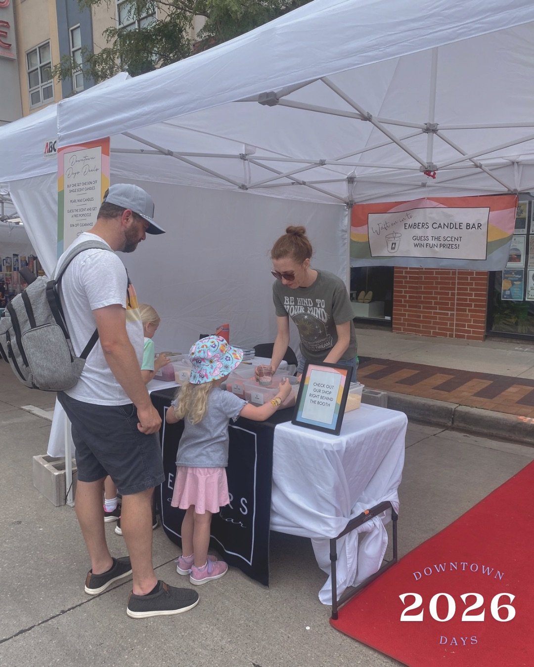 Downtown Days 2026 ✨🎡🕯️
Thank you to everyone who stopped by our booth and shop this weekend, reminder guess the scent will be announced tomorrow!!!