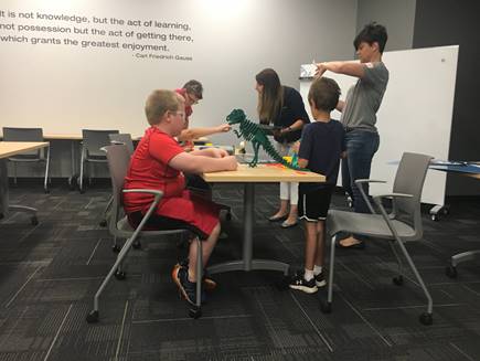 Image taken during a Summer of Fun visit to Rowmark LLC.