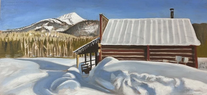 Hahn's Peak at Historic Columbine, Oil