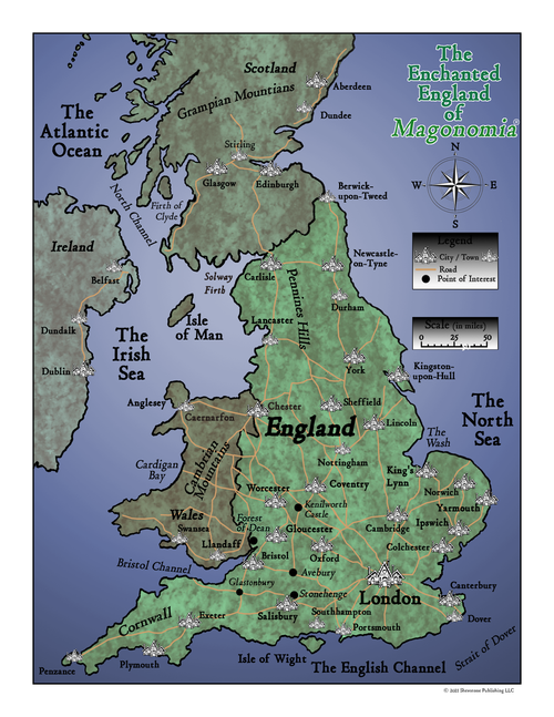 Natural England Magic Map Magonomia back in print with updated map! — Shewstone Publishing