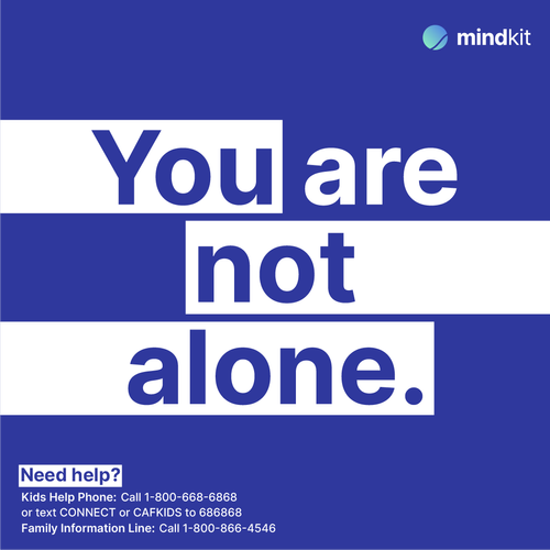 MindKit social post: You are not alone (English)