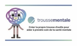 TrousseMentale wallet card, front (French)