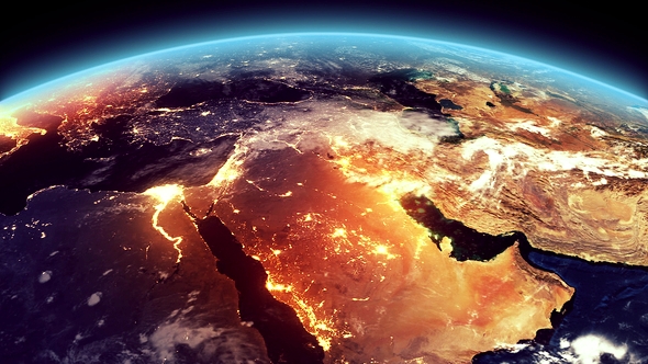 Earth Night to Day Sunrise Middle East.jpg