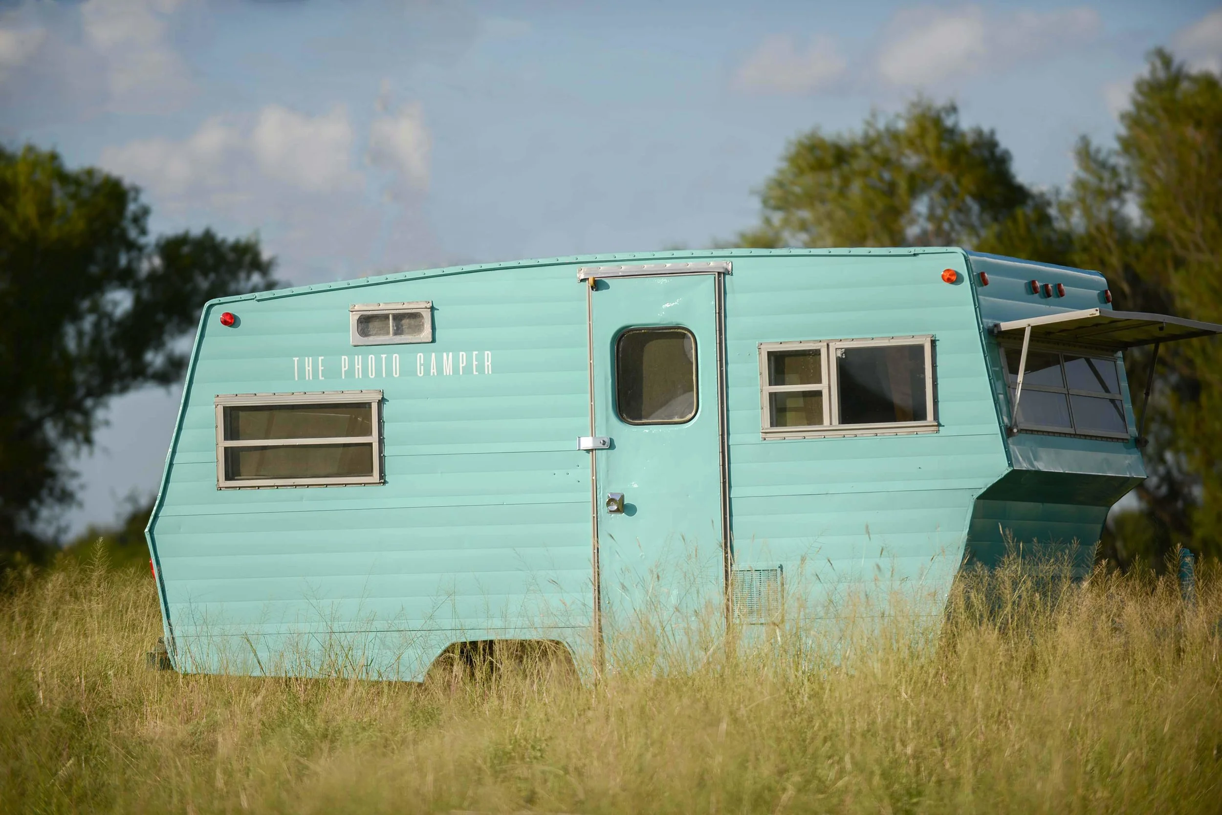 The Photo Camper outside