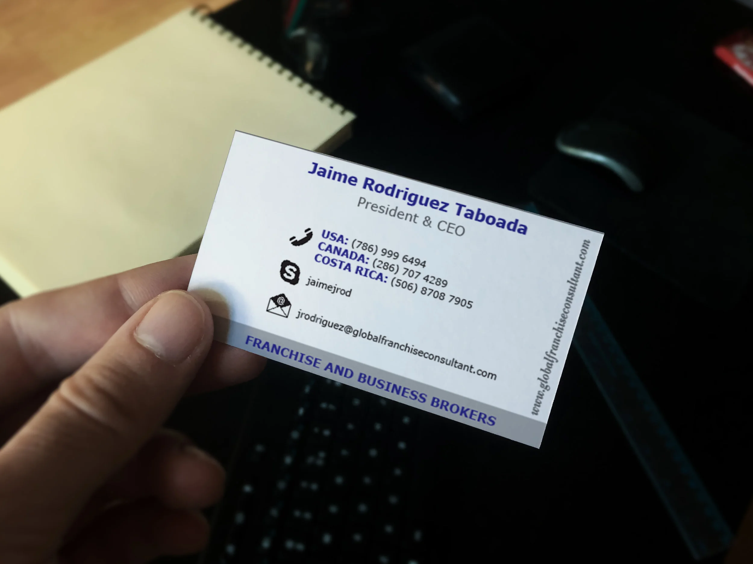 Logo design and Business Card MockUp