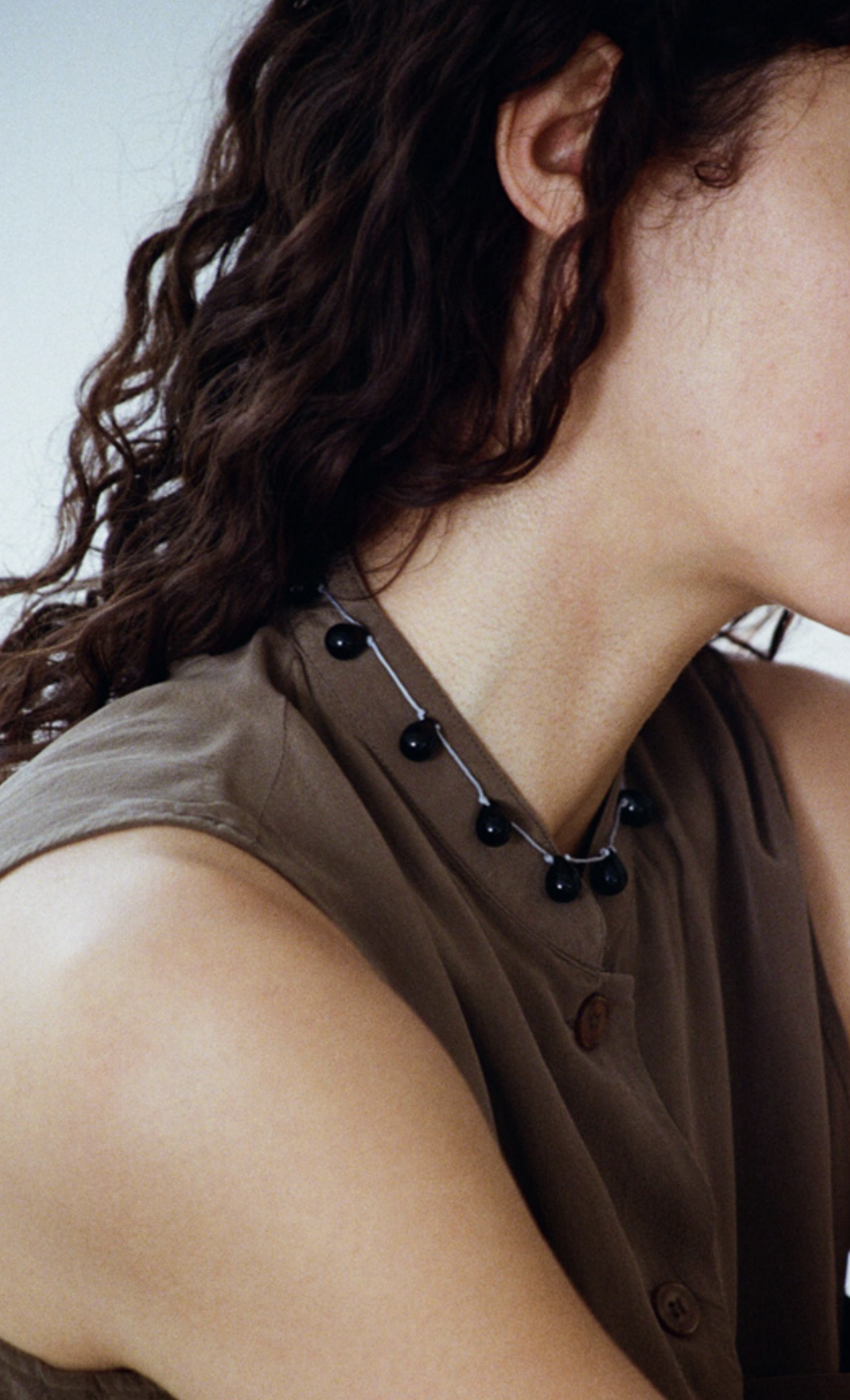 Sisi Joia - Noué Necklace - Black / Grey