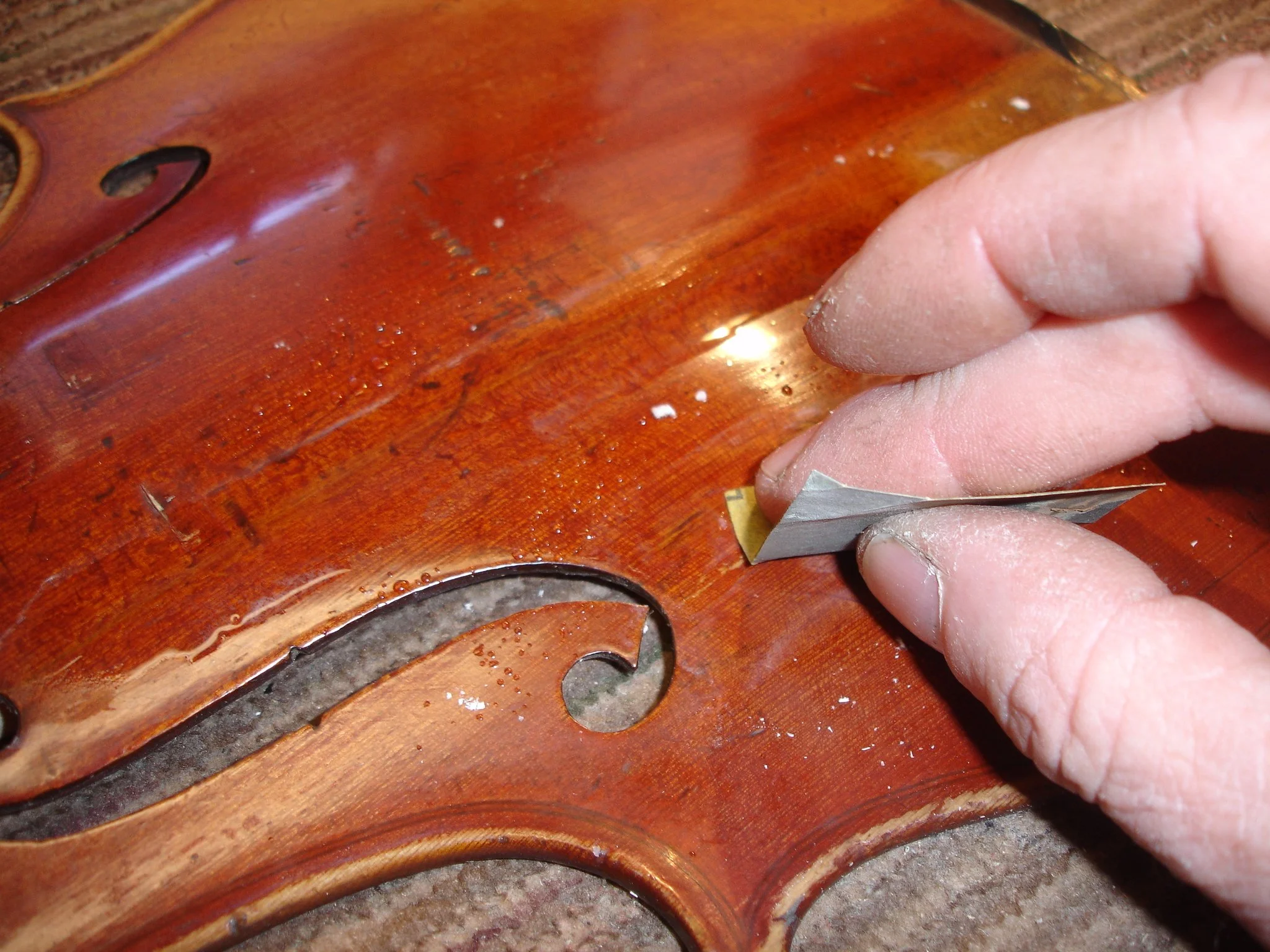 Stentor crack repair