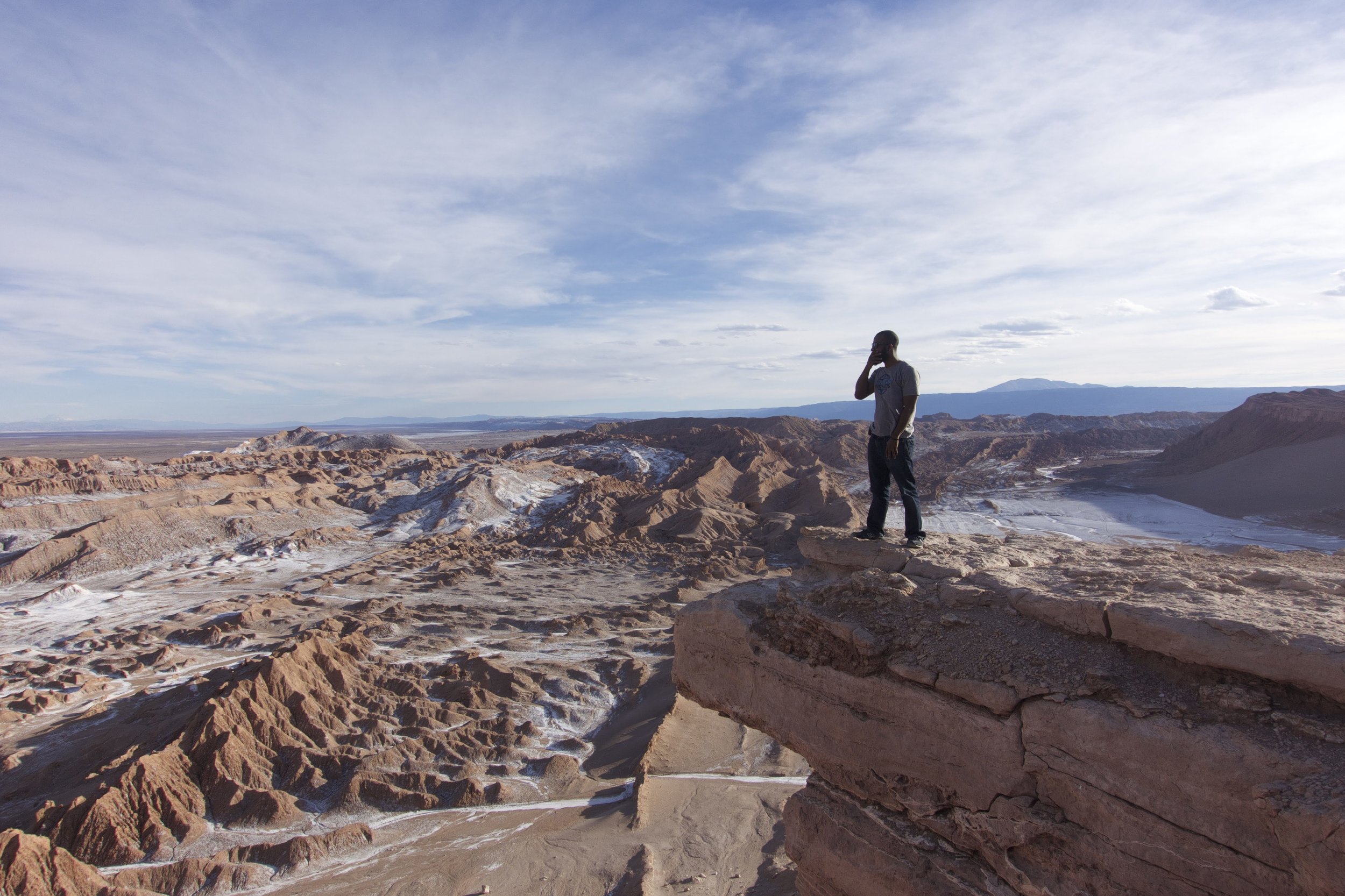 Getting out into nature helped to balance out the stress