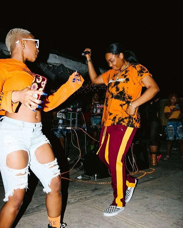 &ldquo;N**** go broke for the booty, ain't even broke down a plan
That's why I ain't shaking no hands, ain't calling you fam, won't argue with fans&rdquo; @jayliigotjuice v. 🔥🐐 @keaton.parker 📸 #lovecultbonfireatl