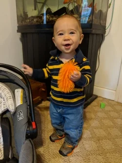 Isaac Julian, 1 year old son of Rich & Stephanie Julian, whose smile could light up the Sanctuary.