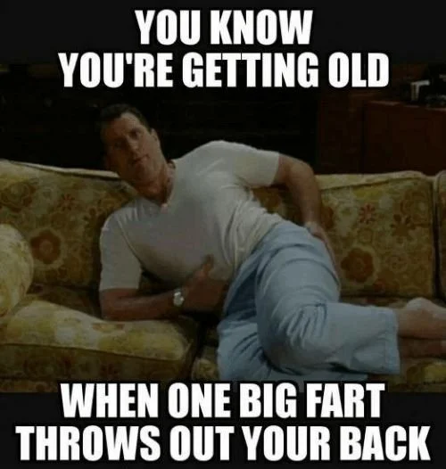 It's not just because you're old... maybe