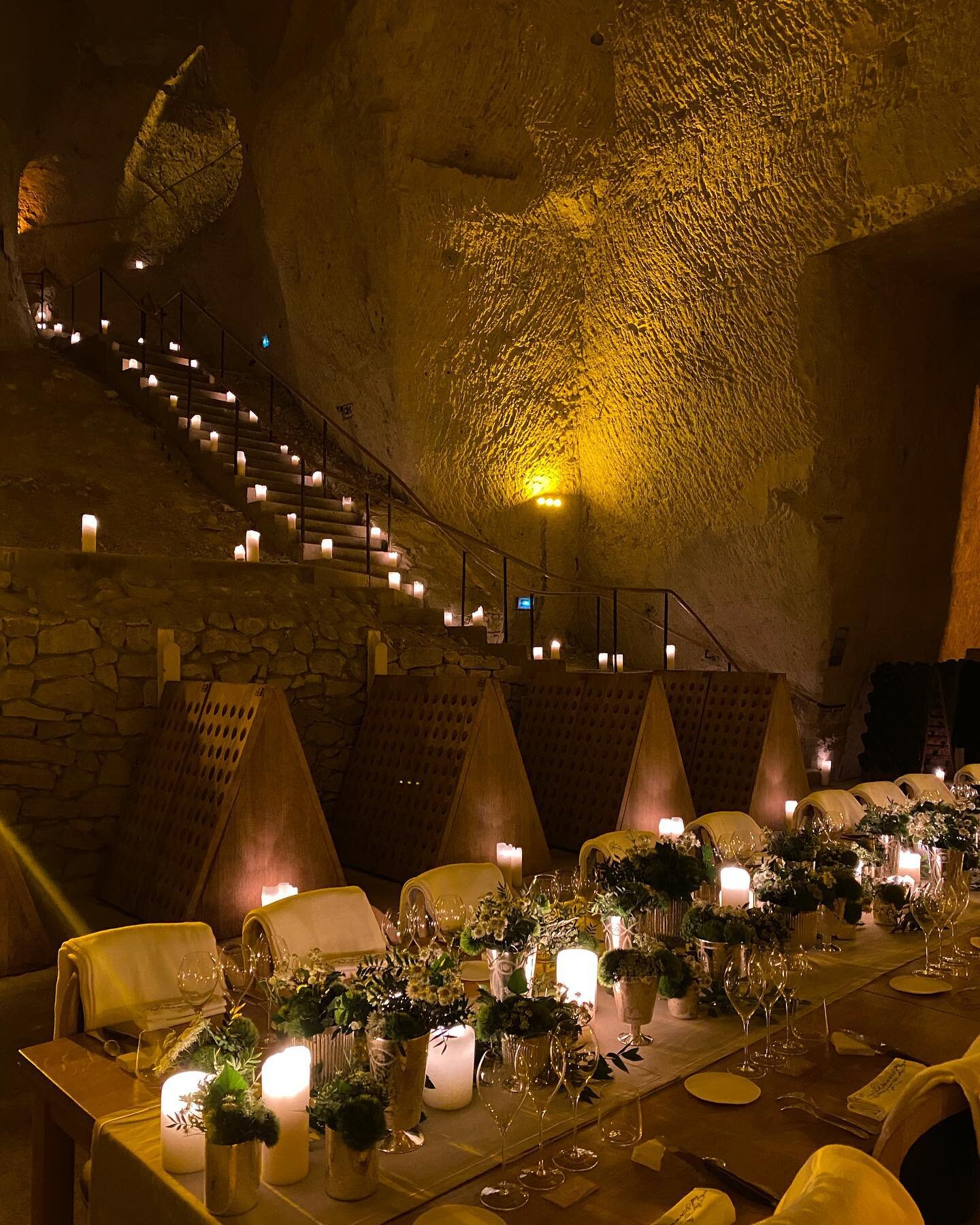 Behind the scenes moments of the special event we organized for our wonderful client from Singapore, 40 meters underground in the UNESCO listed cray&egrave;res of Champagne Ruinart. We were so thrilled to have made this possible for our lovely client