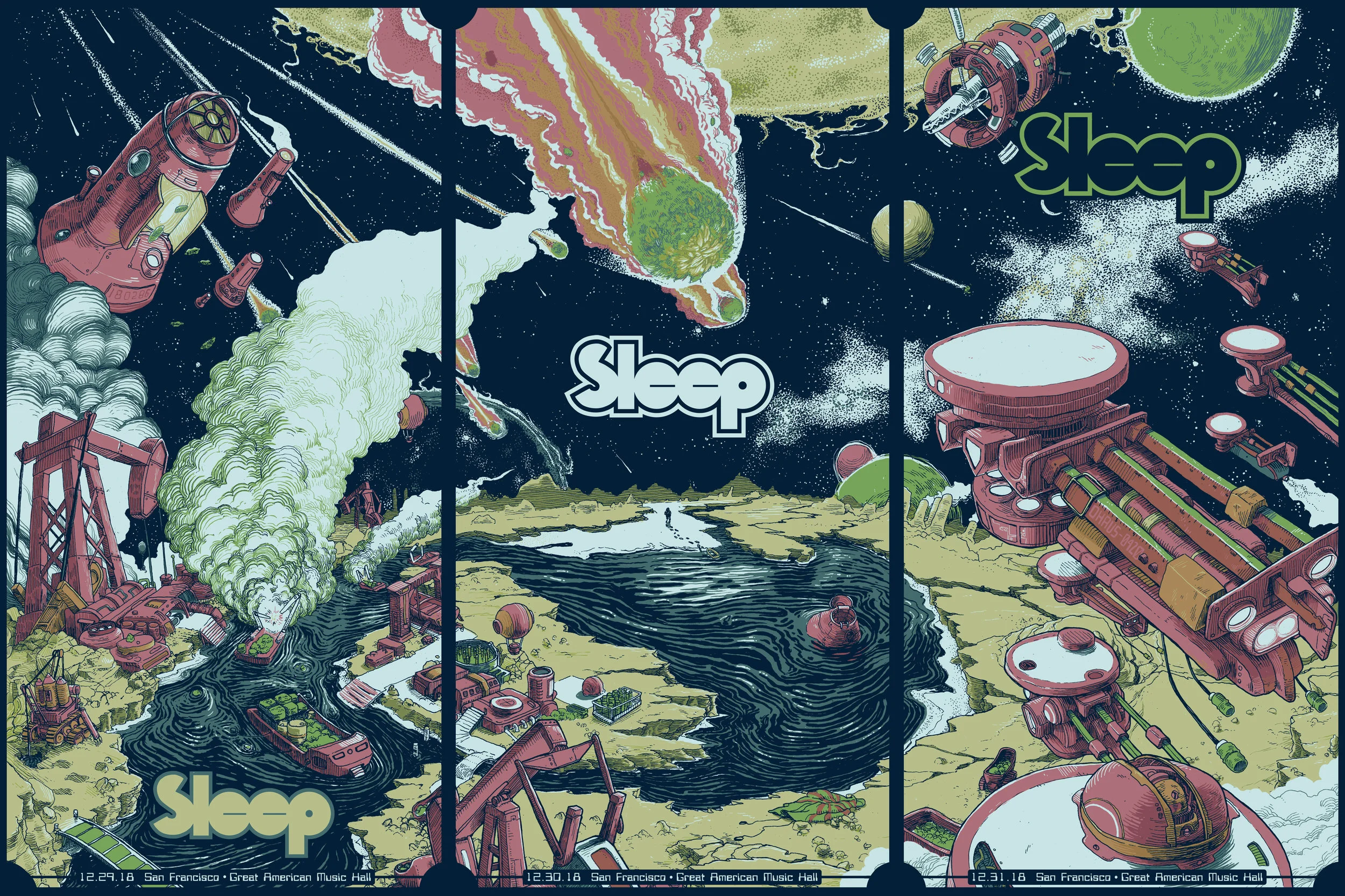 Sleep - NYE Triptych - San Francisco