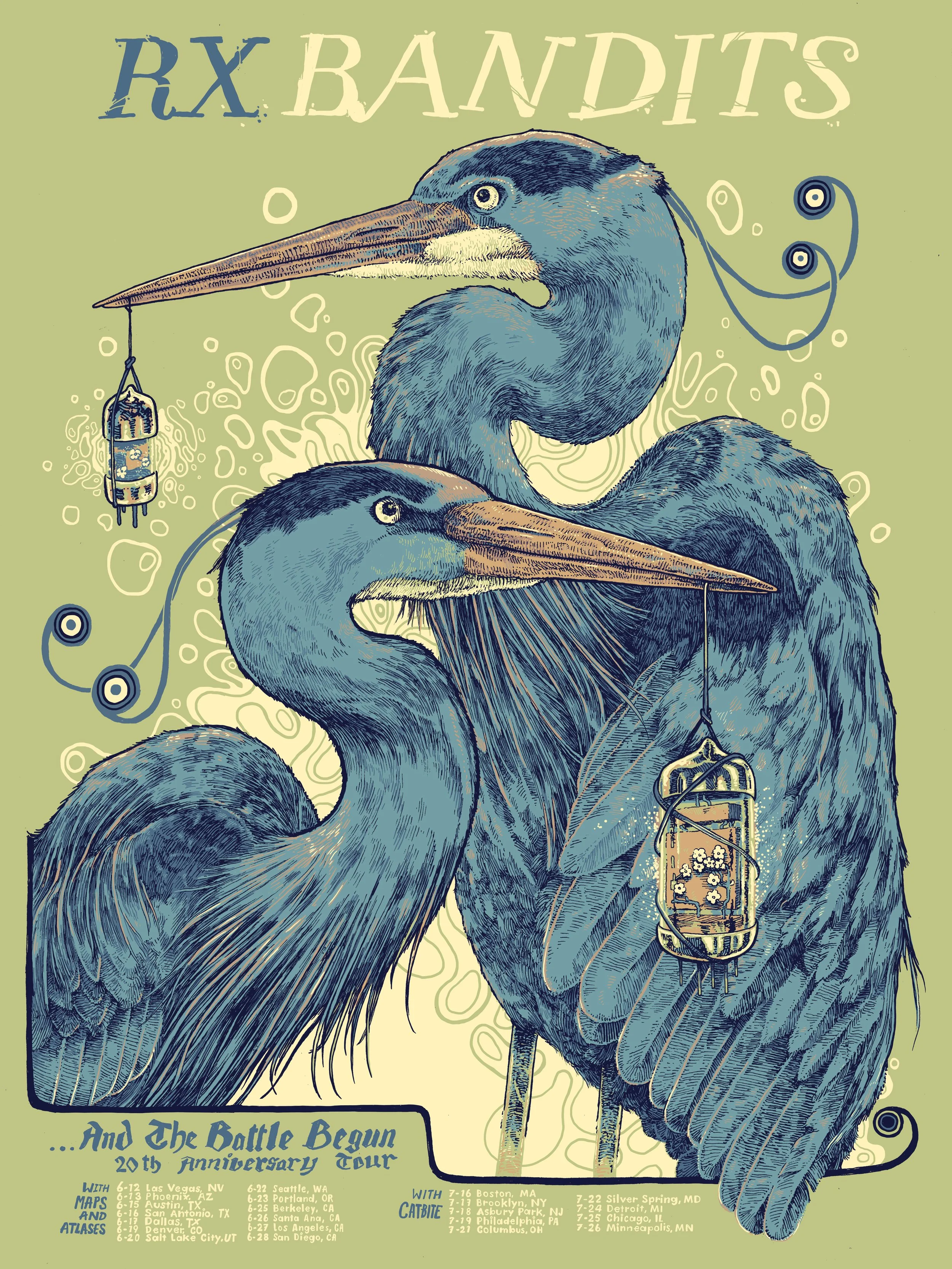 RX Bandits Tour Poster 2026
