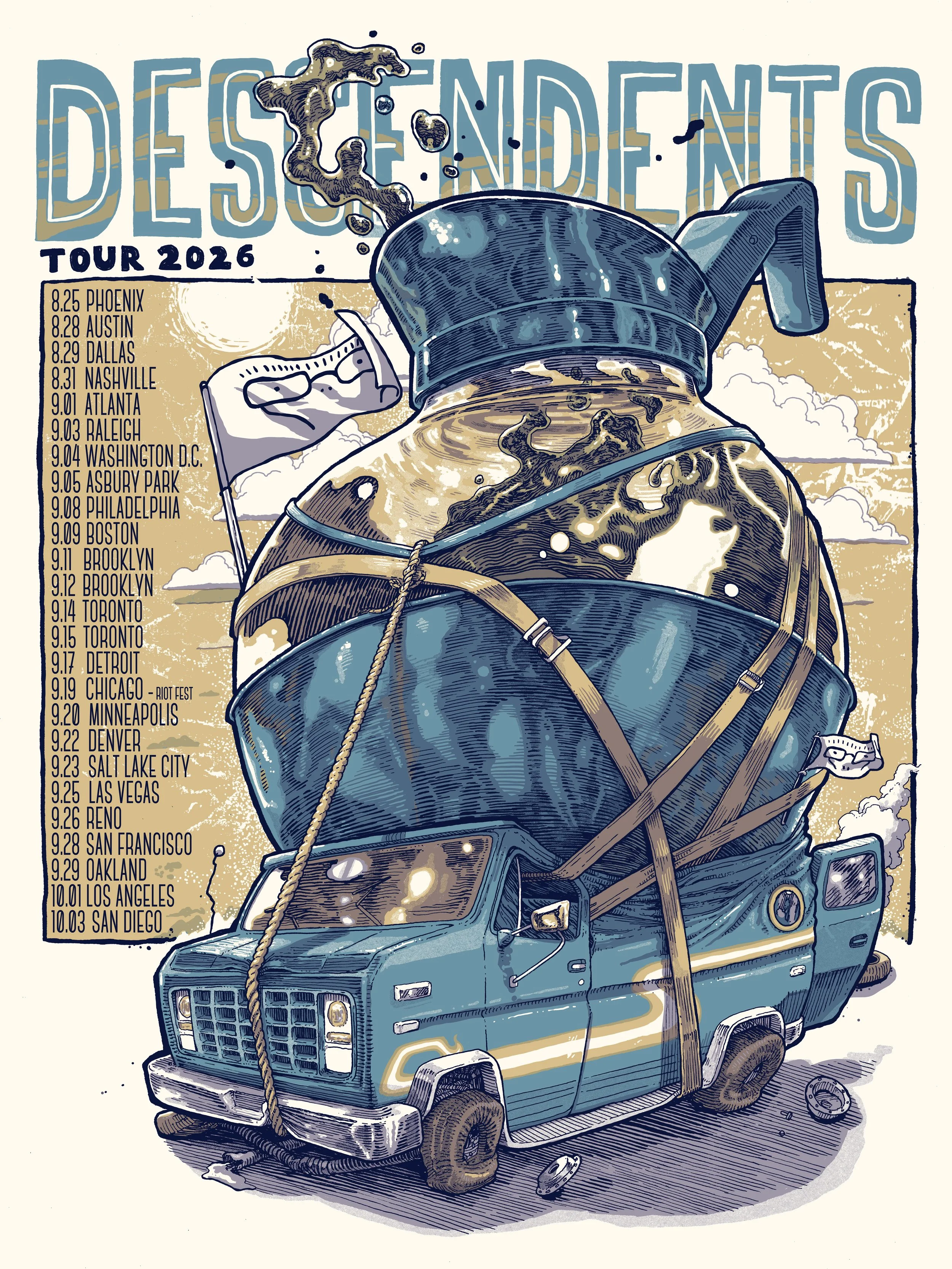 Descendents Tour Poster 2026