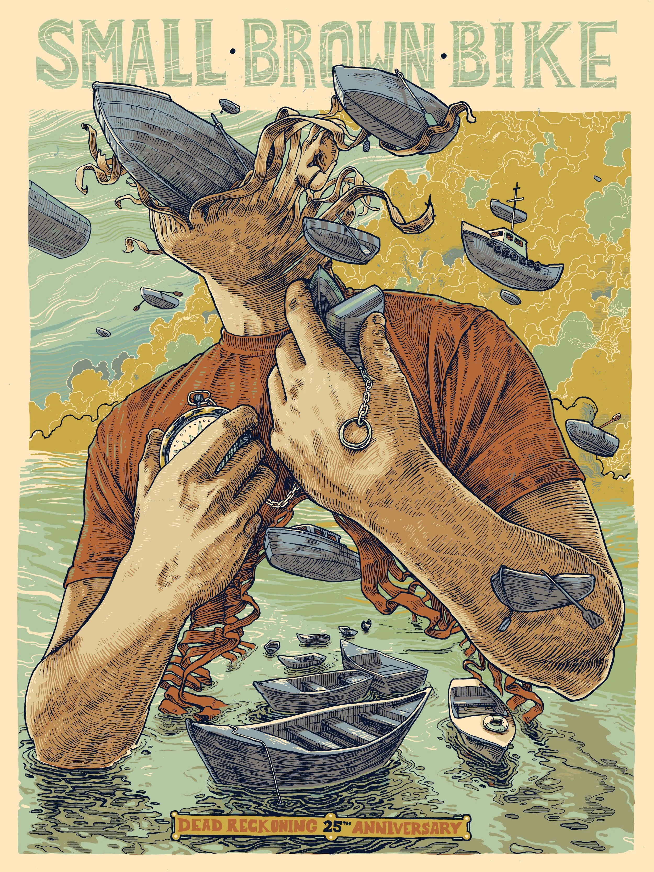 Small Brown Bike - Dead Reckoning Tour poster
