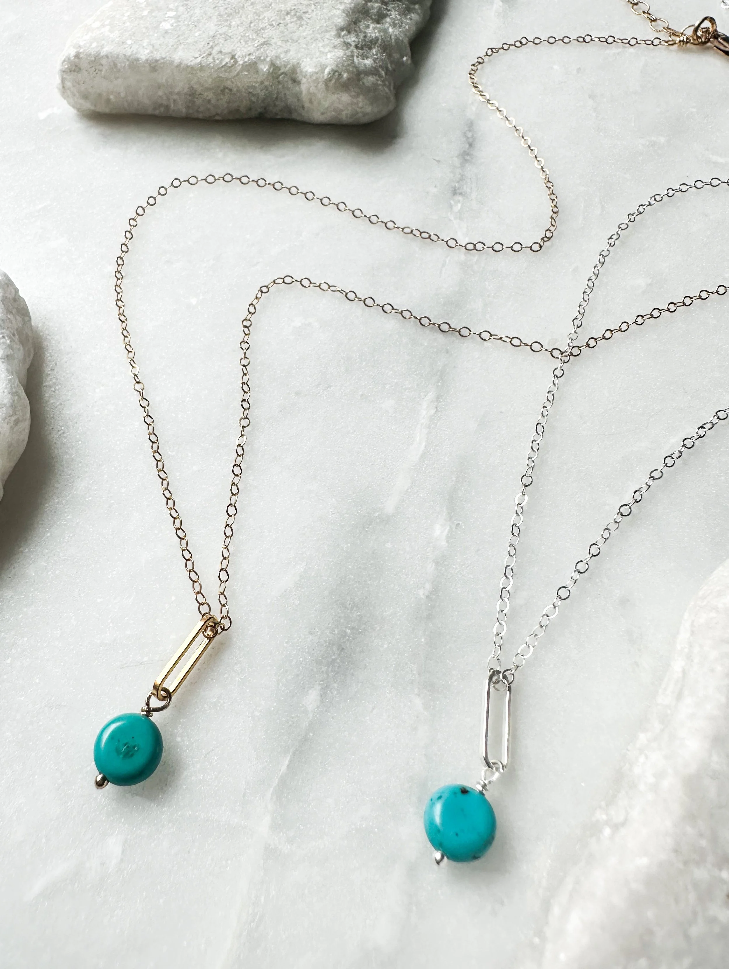 Turquoise link necklace_Rach B Jewelry_RB1314_3.JPEG