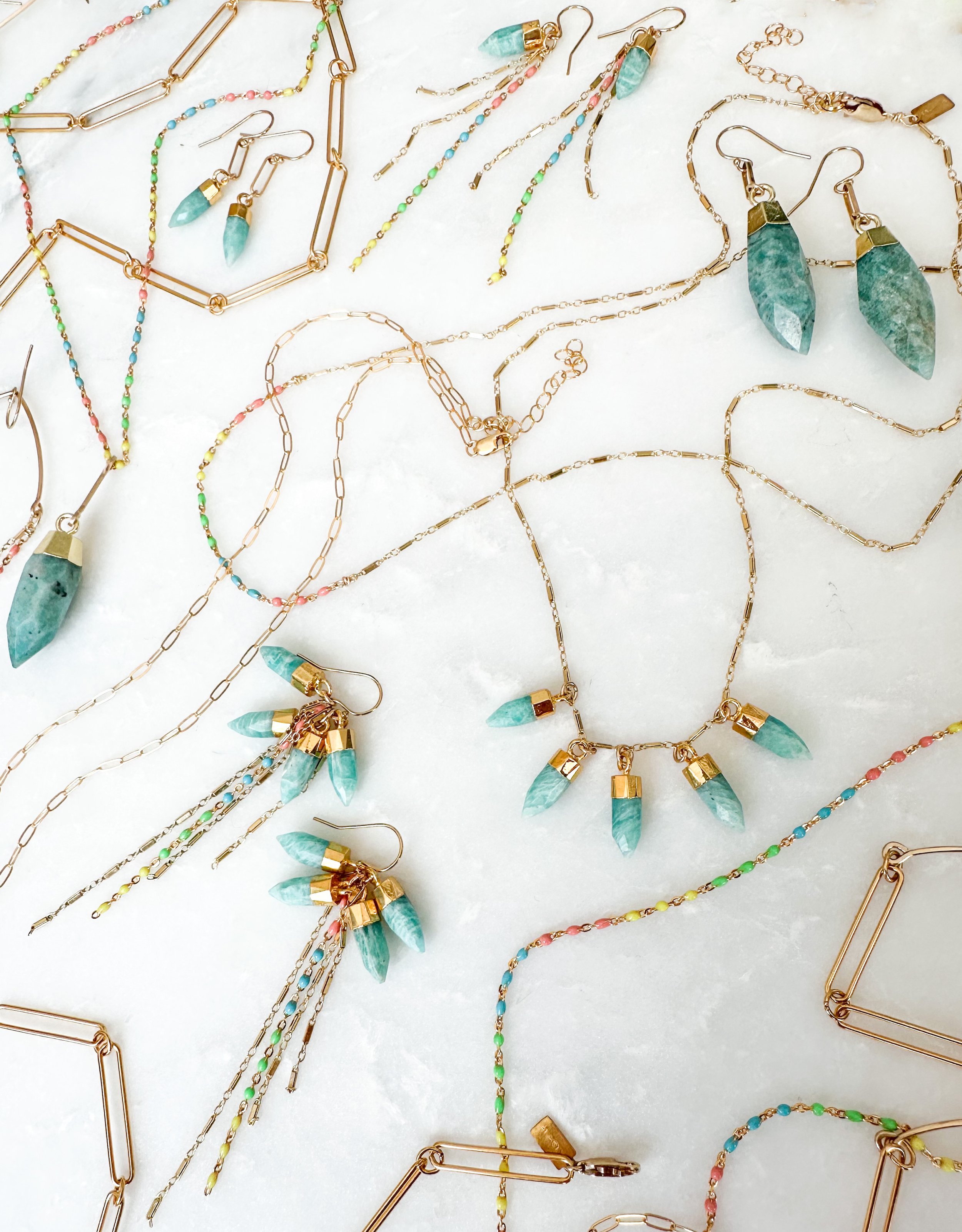 colorful beaded jewelry for summer