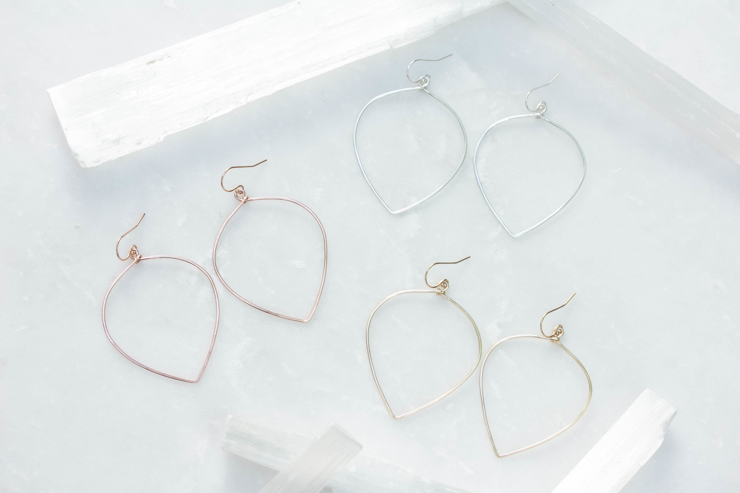 Teardrop flip large hoop earrings_Rach B Jewelry_RB667_1.jpg