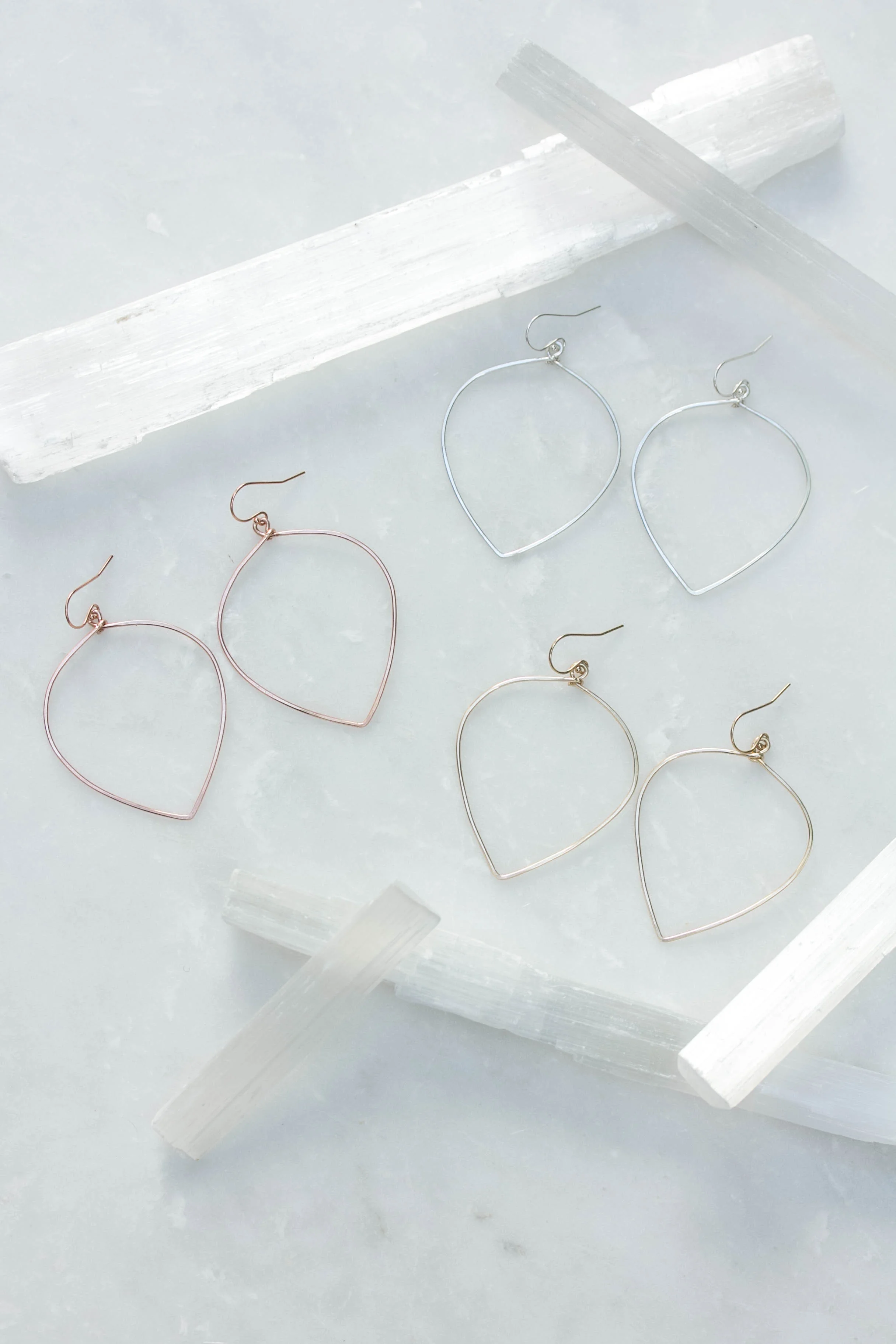 Teardrop flip large hoop earrings_Rach B Jewelry_RB667_2.jpg