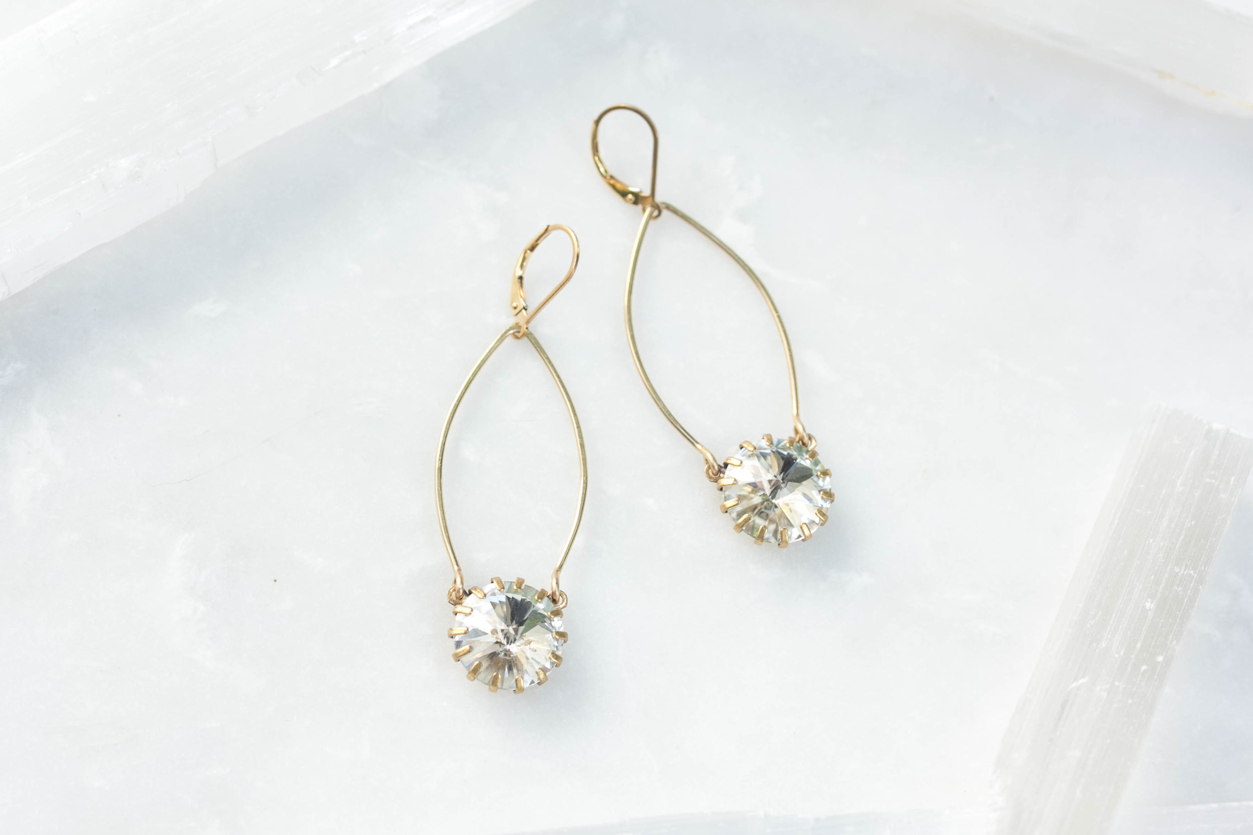 Rach B Jewelry Bridal_Rhinestone Coin Hoop Earrings_BR10_1.jpg