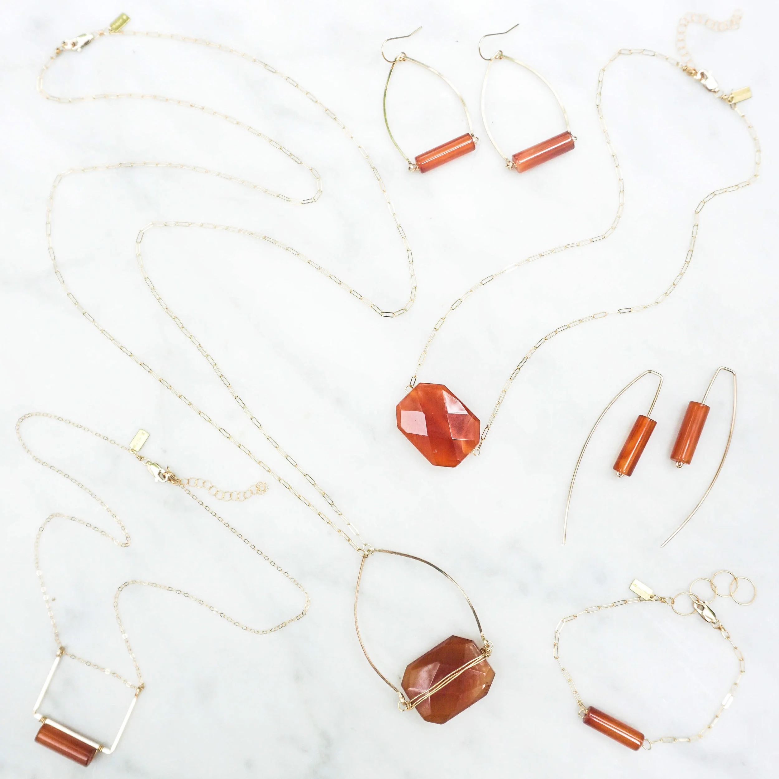 University of Texas UT Burnt Orange Carnelian Jewelry + Accessories $45-$110
