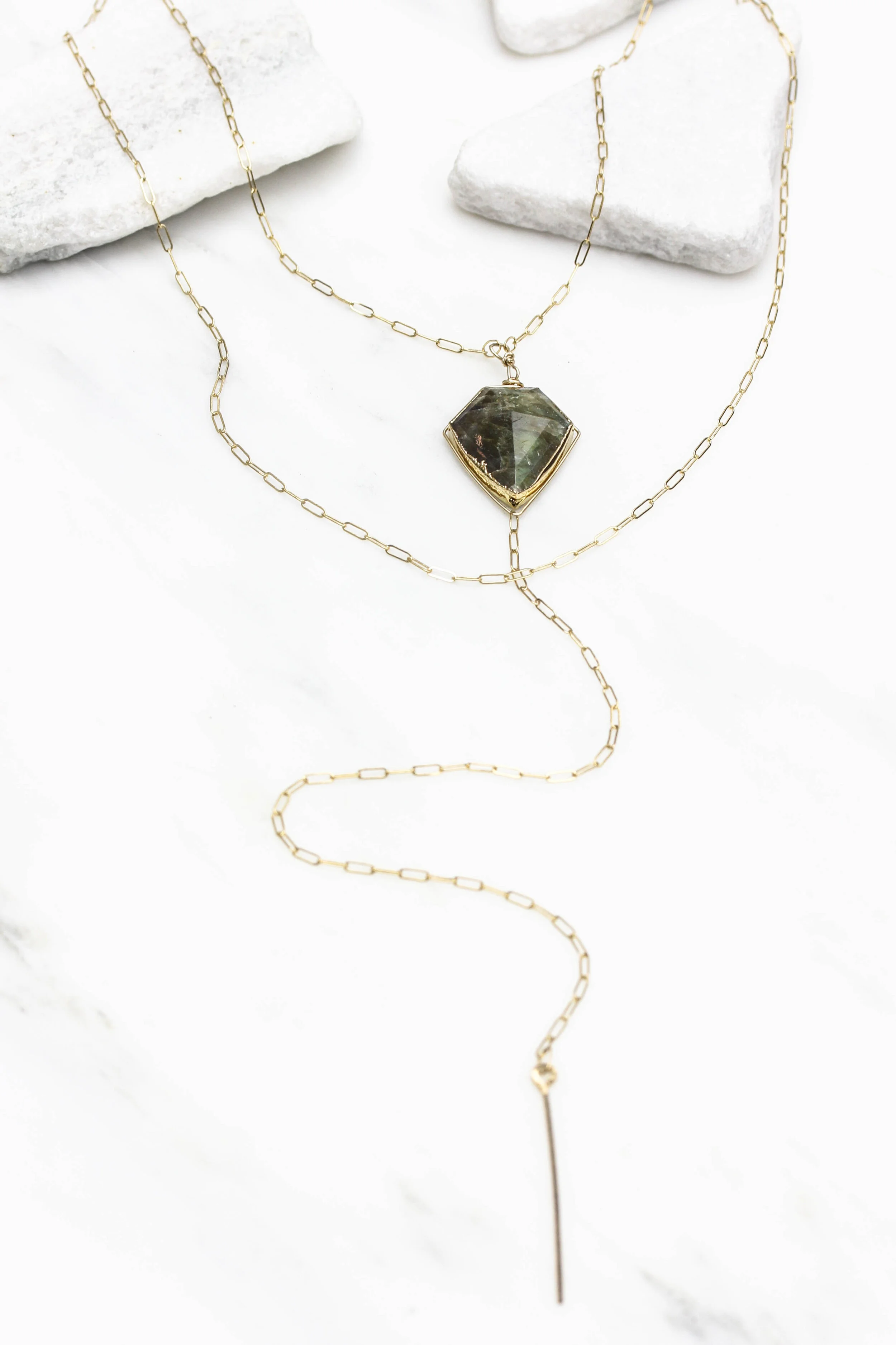 RB890_Labradorite Shield Y Double Layer Necklace_1.jpg