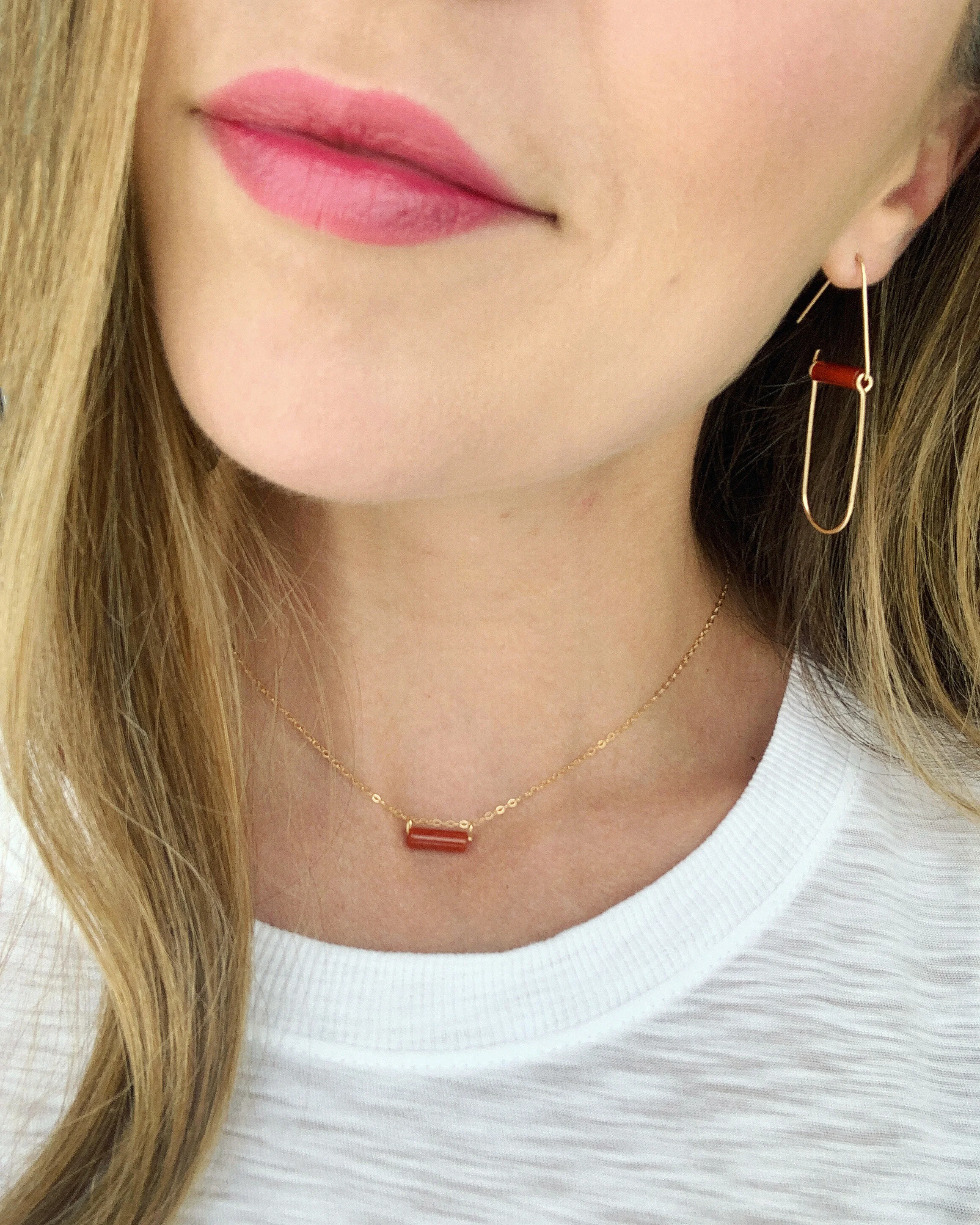 Carnelian Earrings_Carnelian Earrings_RB974_RB966_Rach B Jewelry.JPG