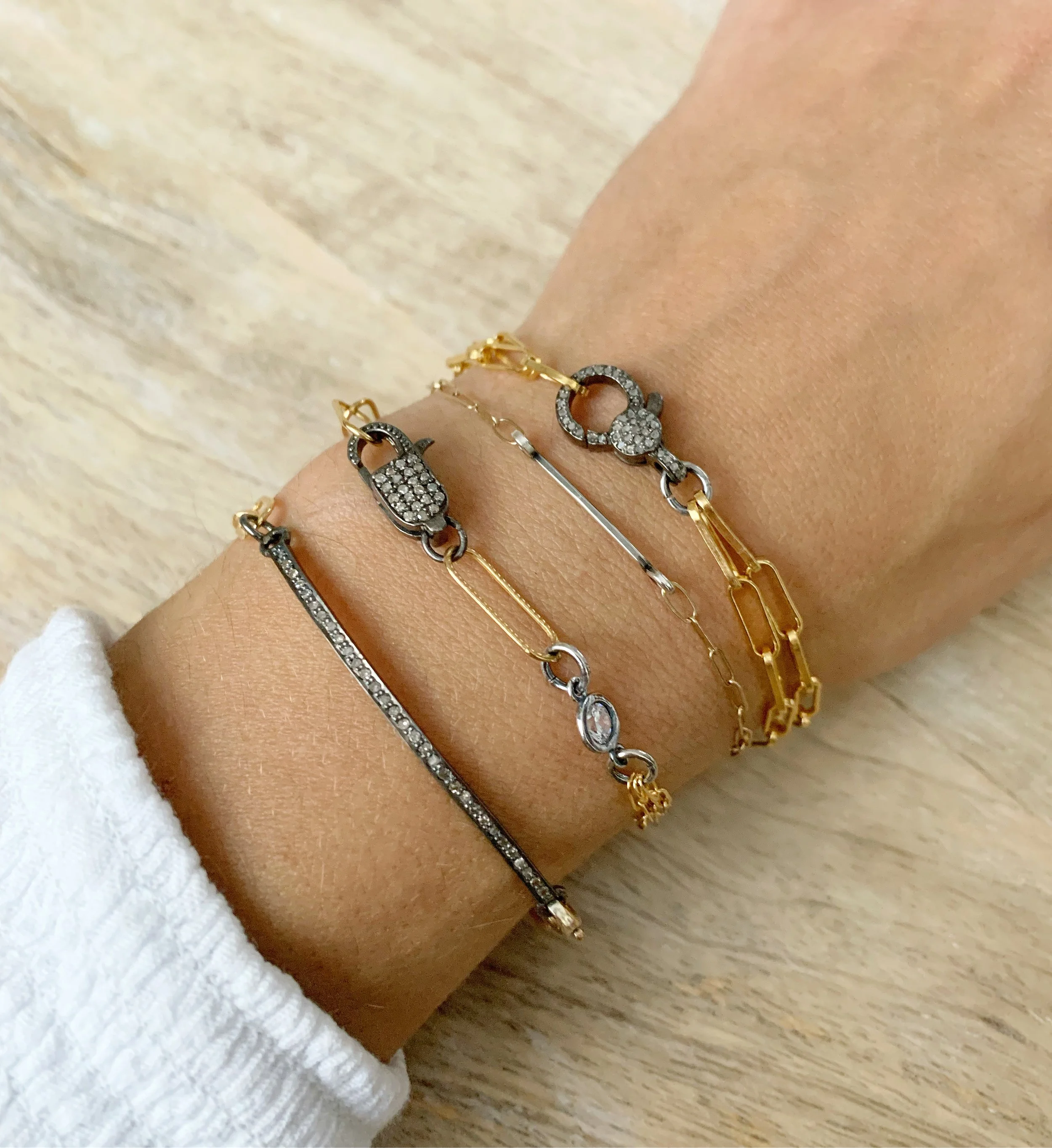 Everyday diamond bracelets