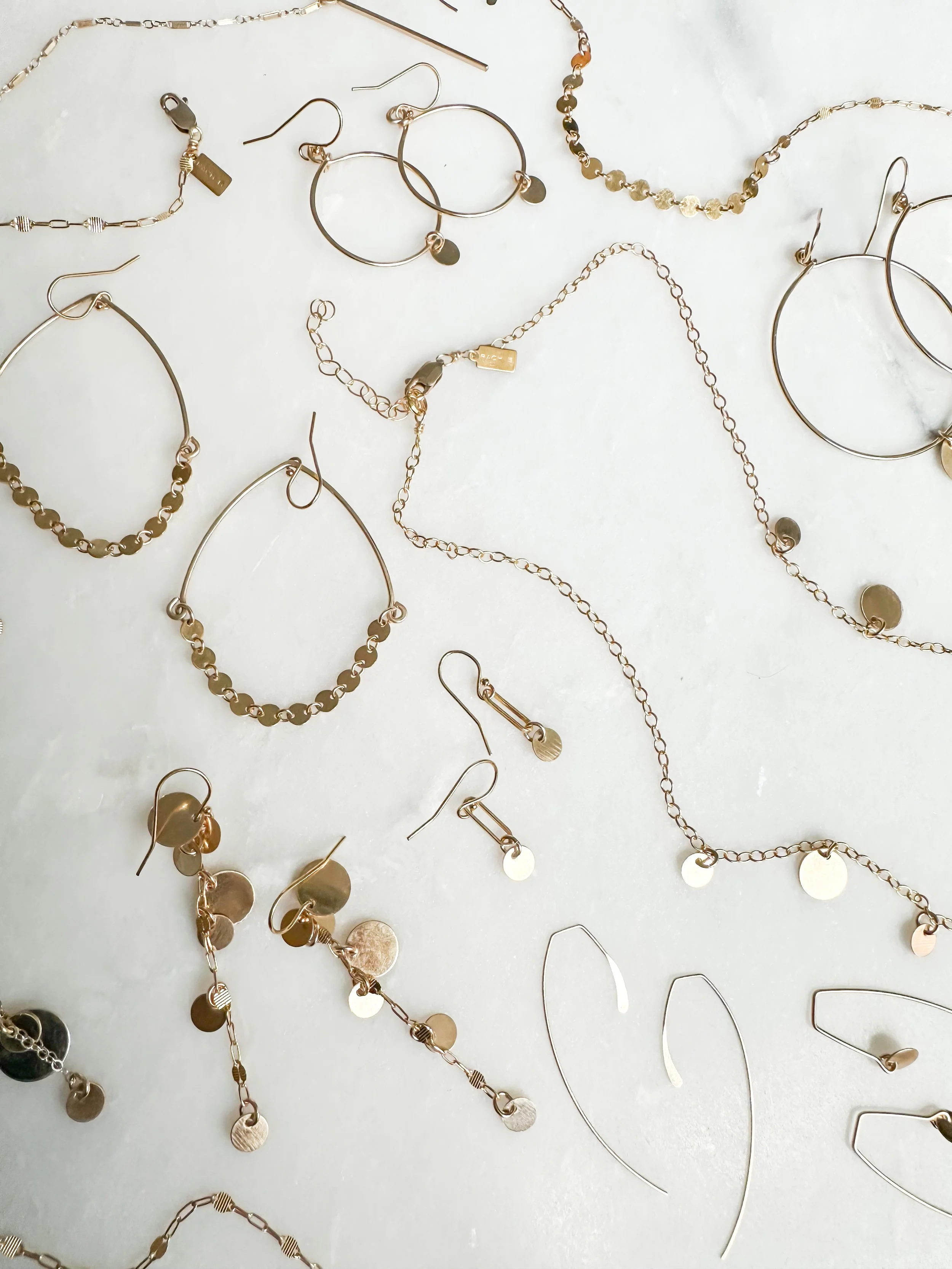 Modern handmade chain jewelry