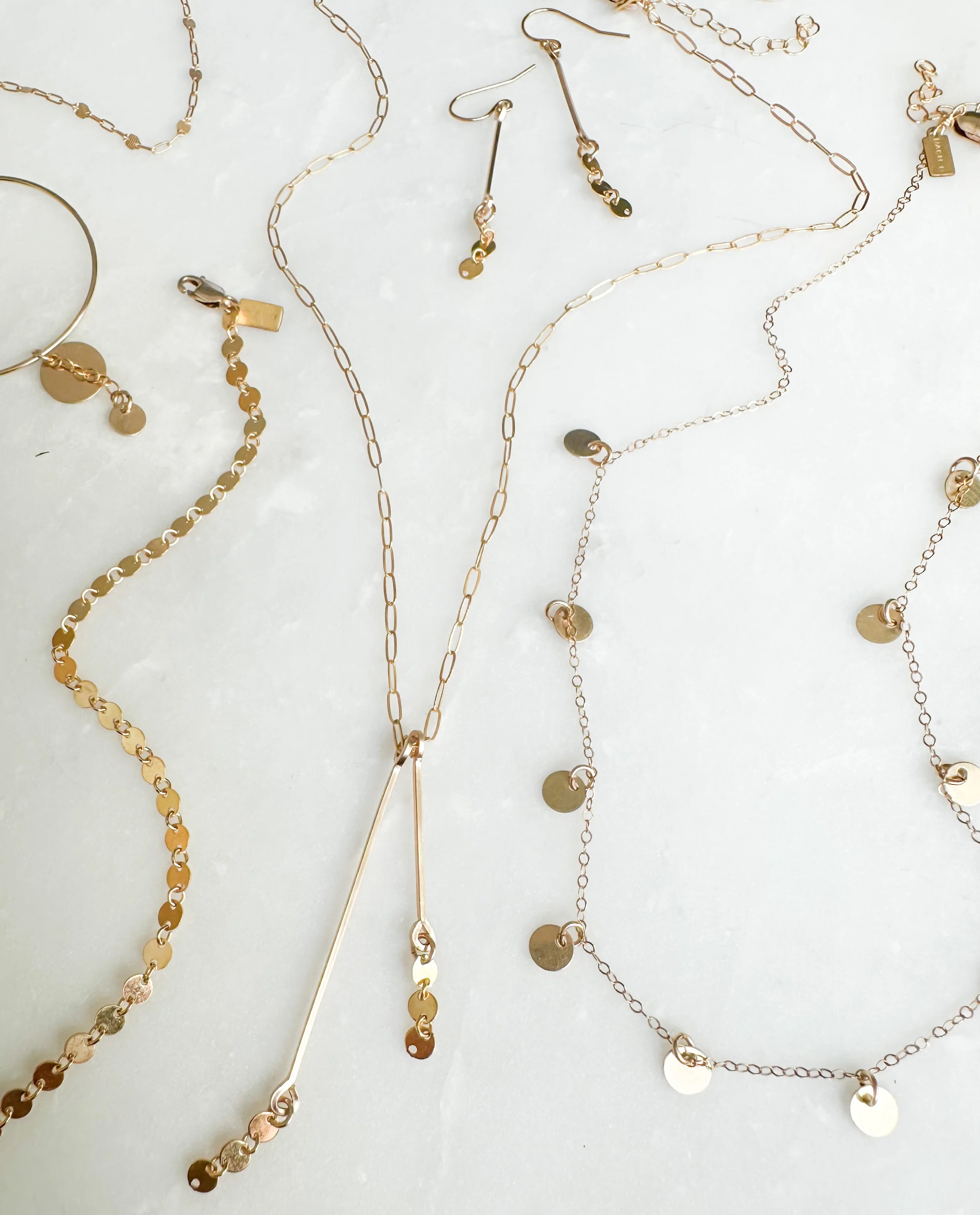 Coin chain everyday jewelry