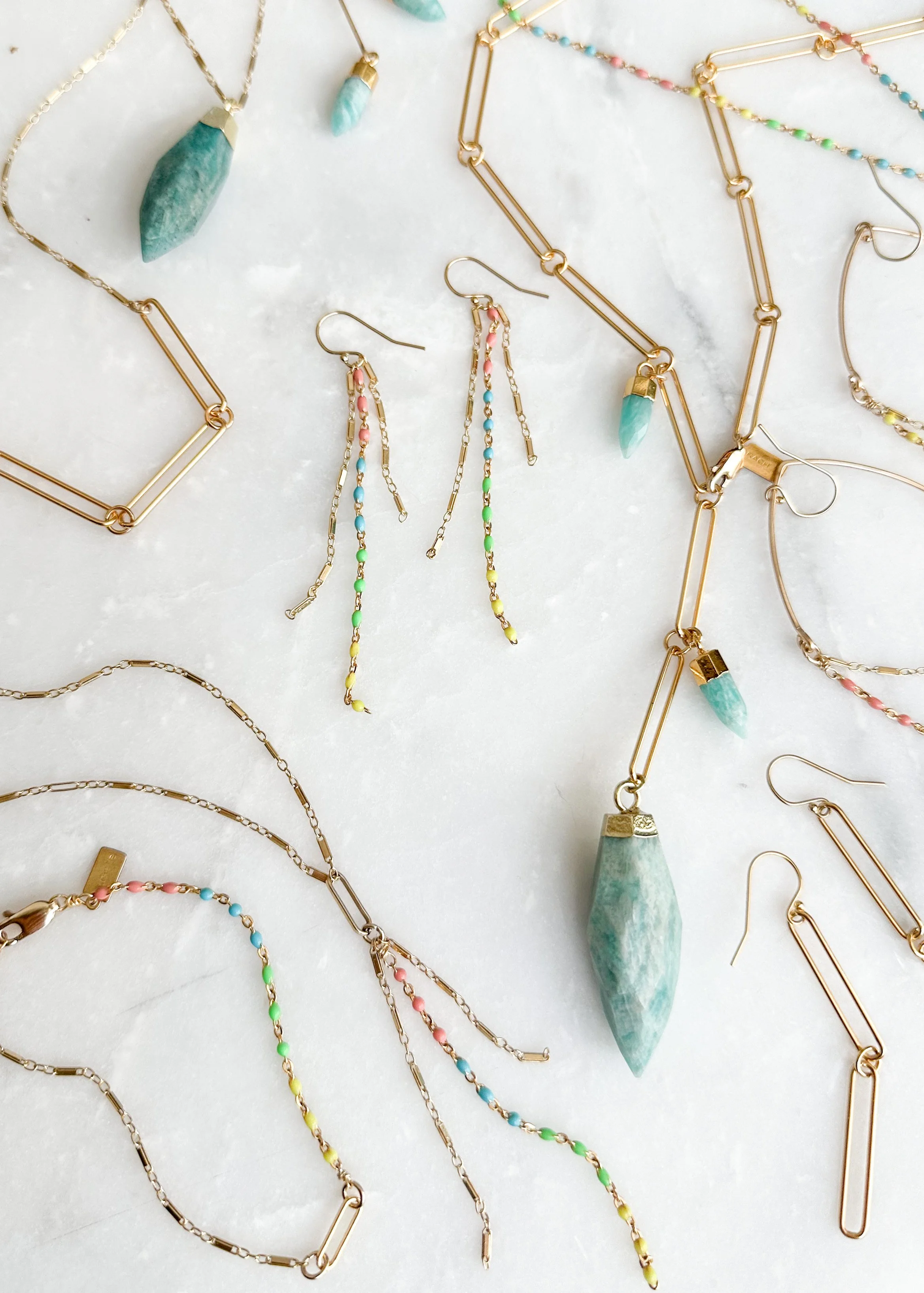 colorful beaded jewellery