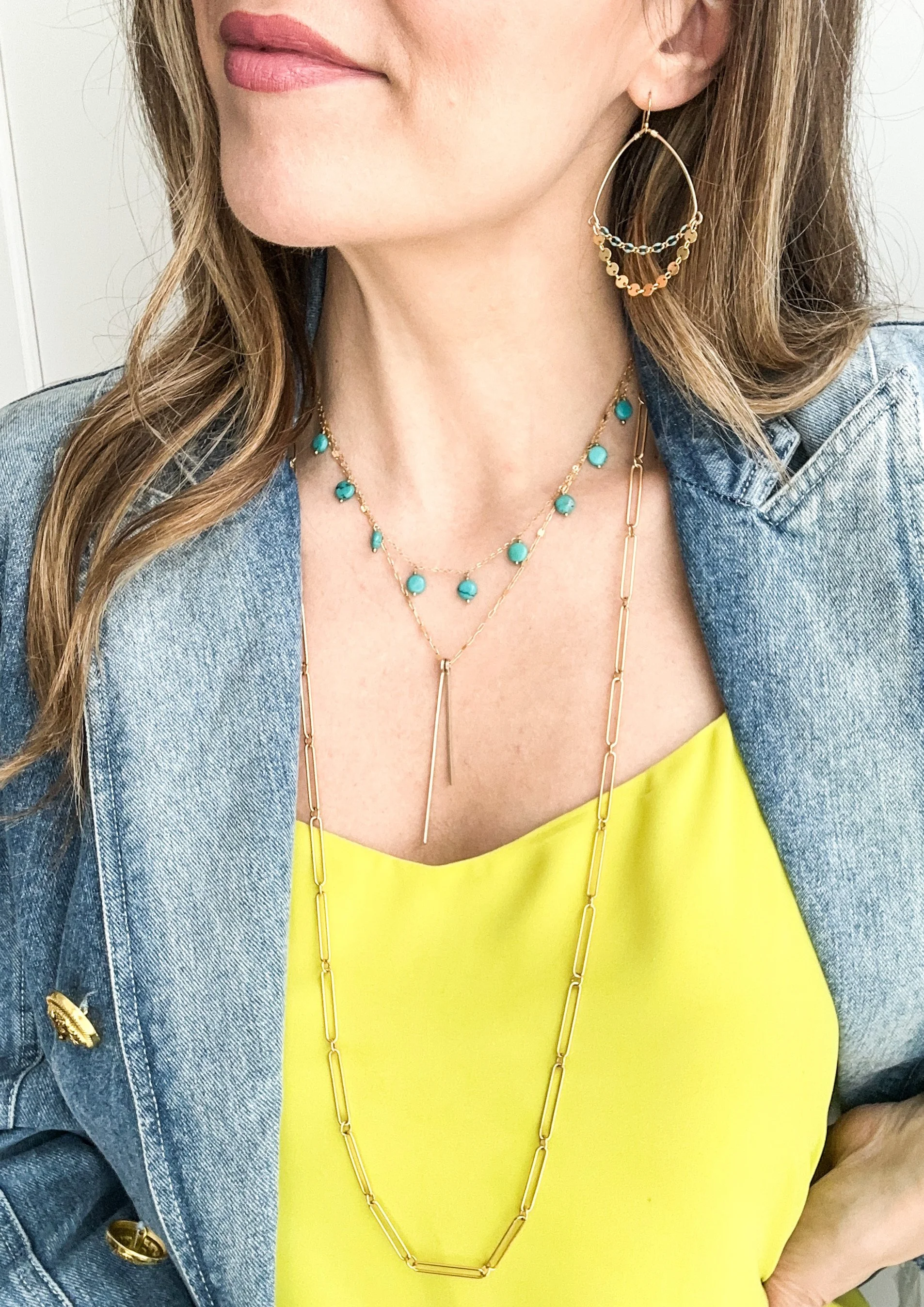 Rach B Jewelry_RB1306_Elongated link necklace_RB1298_RB1277_1.JPEG