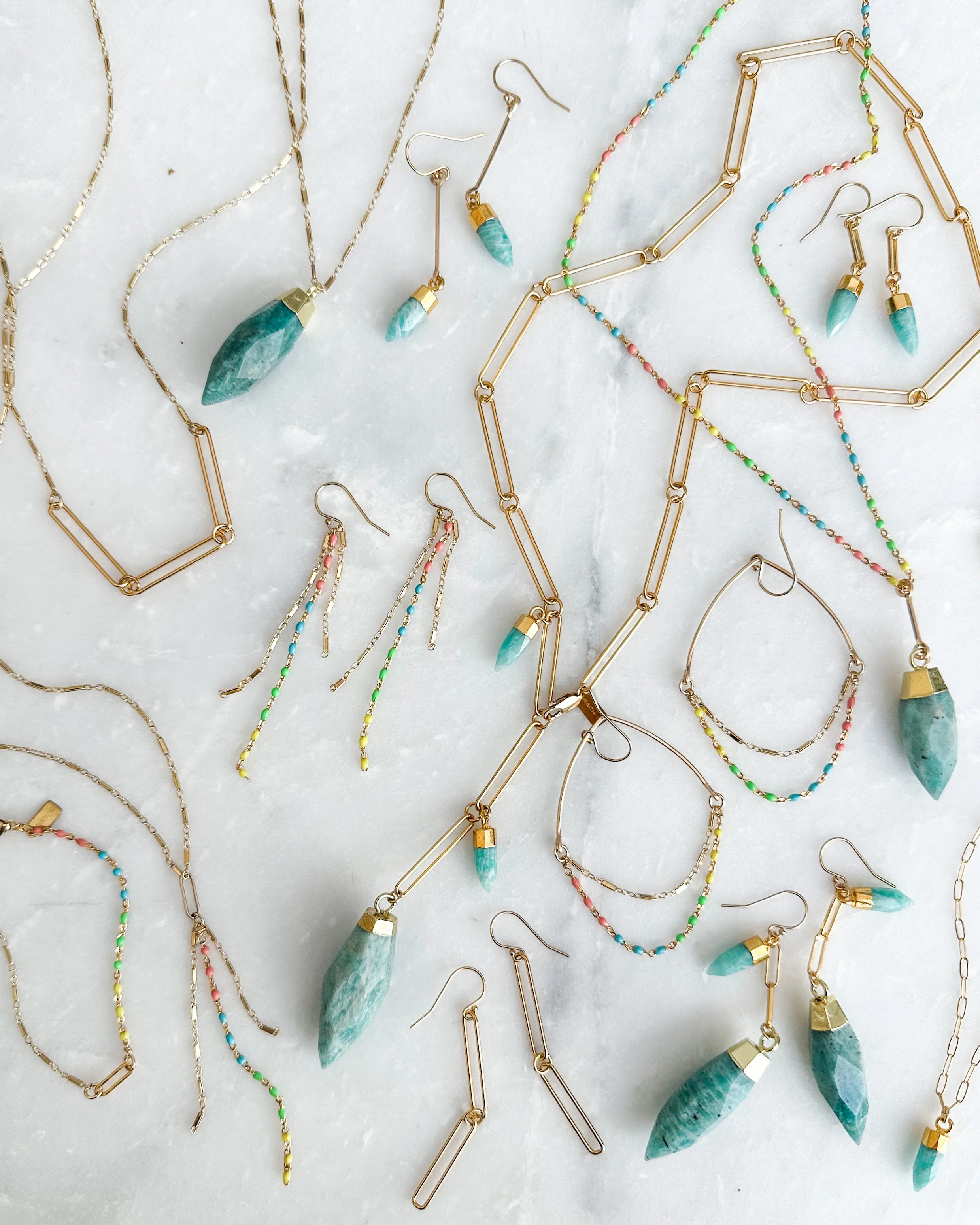 colorful summer jewelry