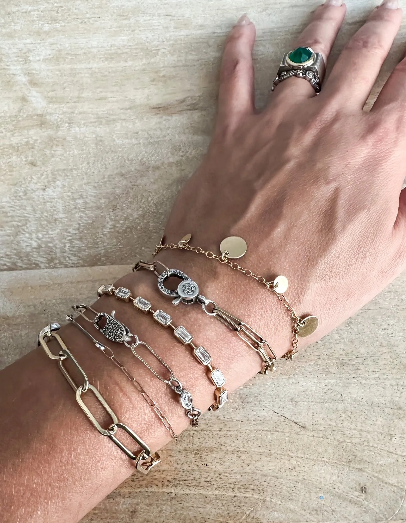 Multi coin charm bracelet_Rach B Jewelry_RB1272_1.JPEG