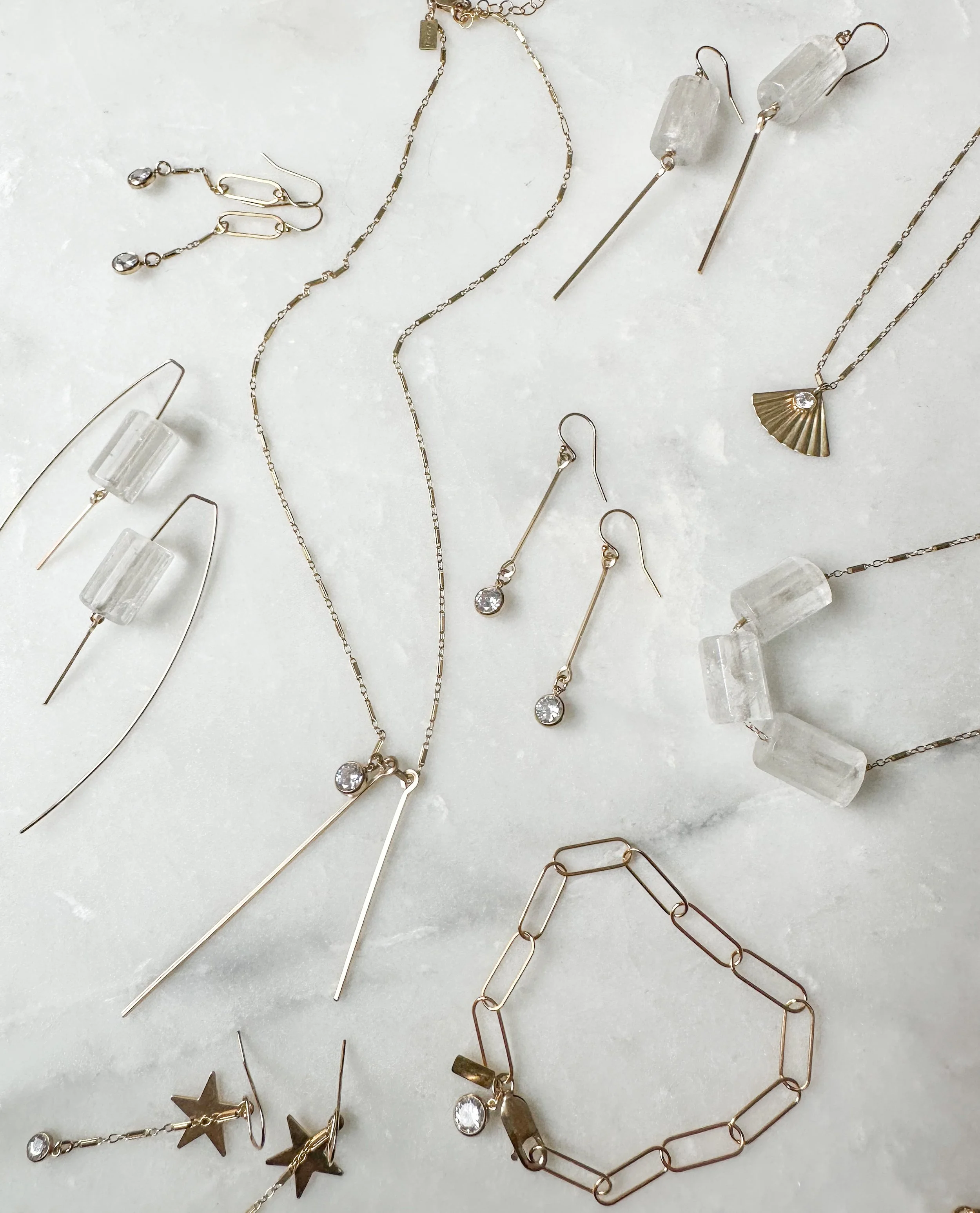 Modern handmade charm jewelry