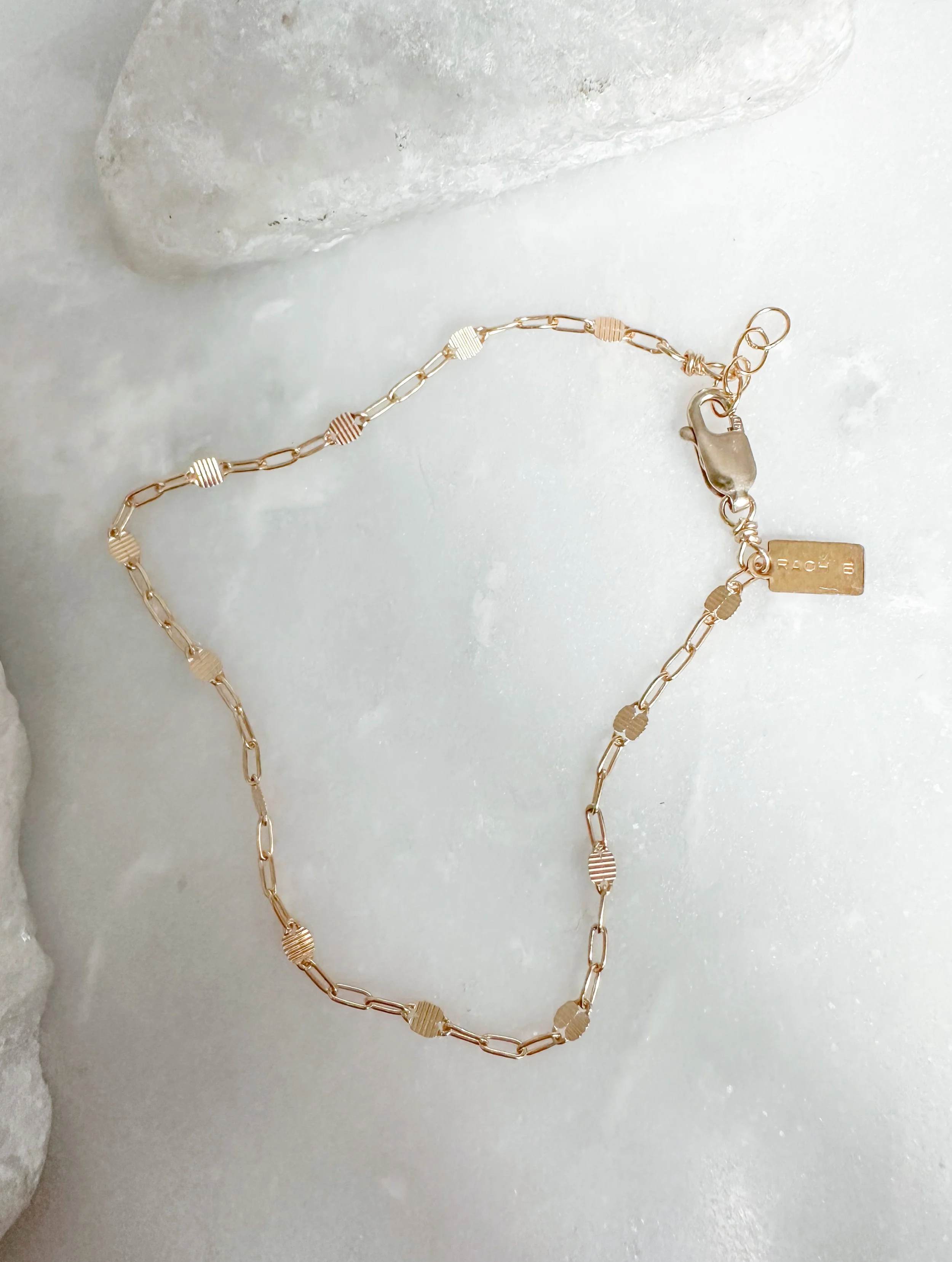 Hand-crafted chain bracelet