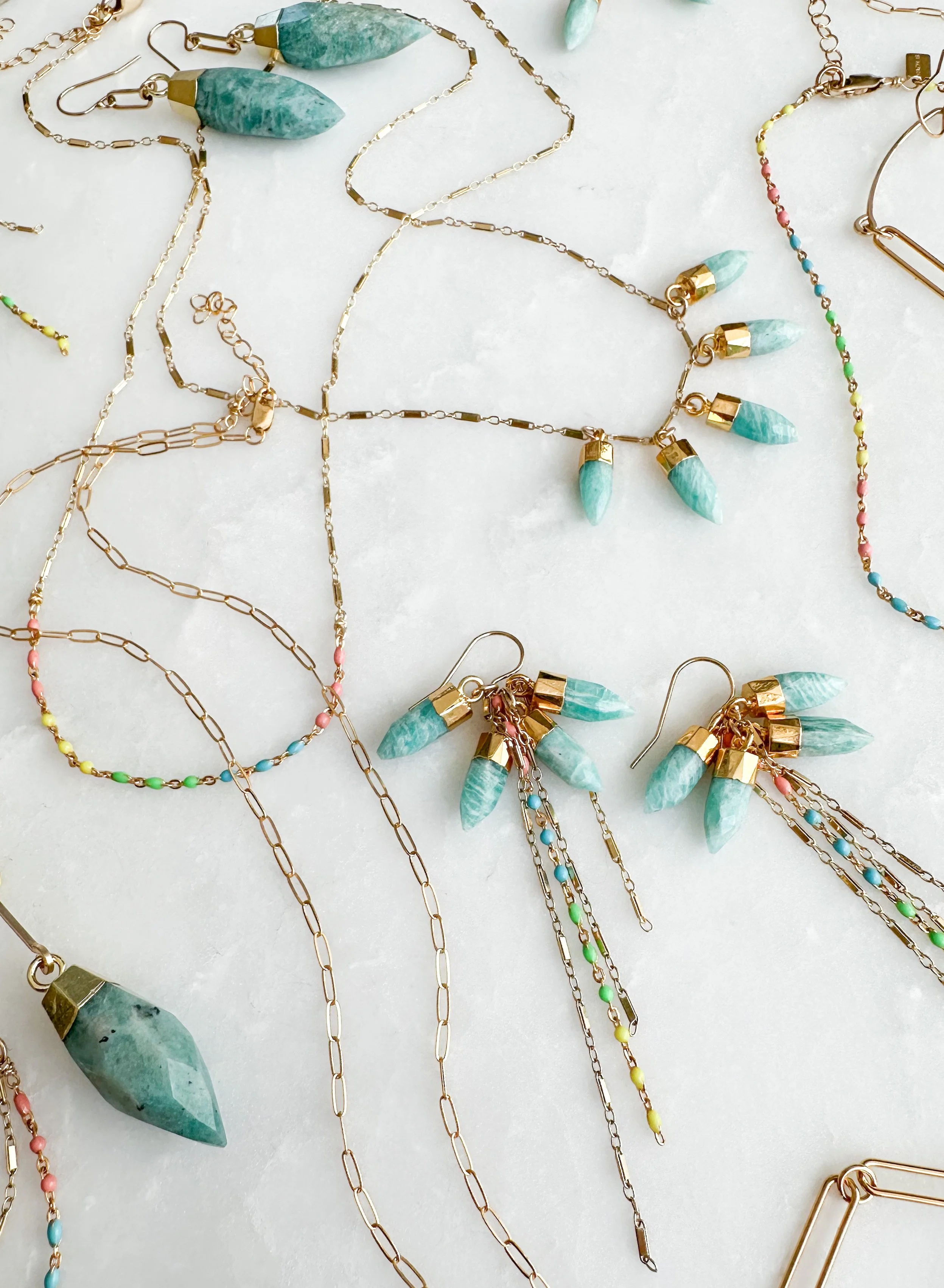 colorful beaded jewellery for summer