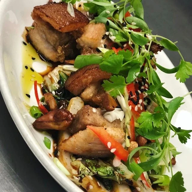 Asian style Pork belly Salad ...
Sharing Platters are a perfect way to feed your crowd. We can help you decide the best way to serve up delicious dishes ... #catering #northlandcatering #tutukaka #wedding #events #porkbelly #sharingplatters #weddingfood #conferencecatering #asiansalad