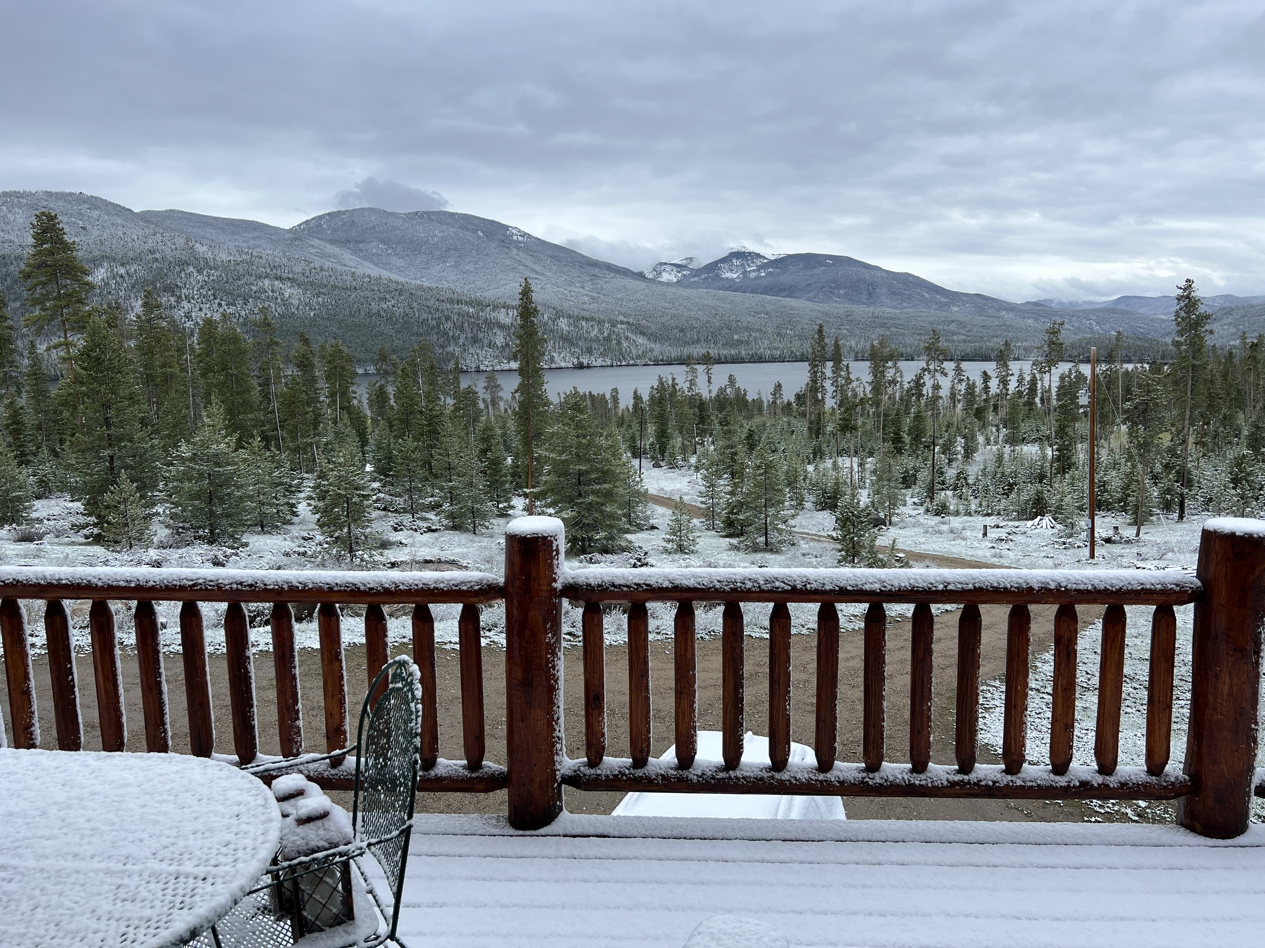 Snow not at the Beach, weird but beautiful