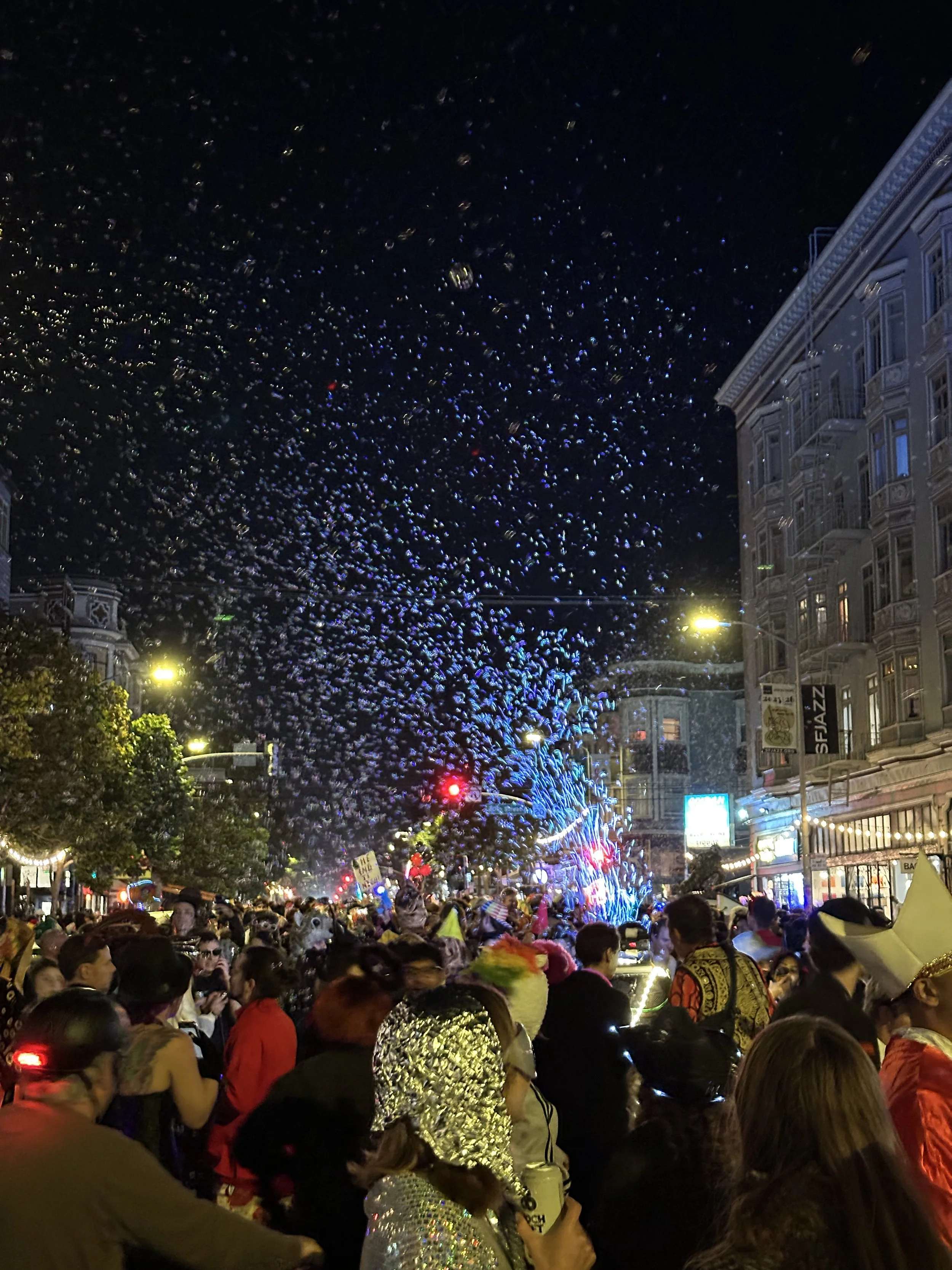  Dance-o-ween is a peak SF experience.  Shot on iPhone 14 Pro. Taken 31 October 2025. 