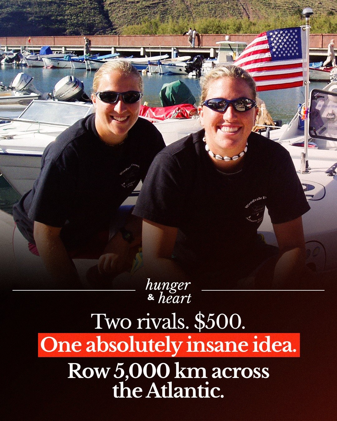 Most people read a book and forget about it by the next day.

Sarah Kessans read one on a plane and decided to row across the Atlantic Ocean.

Swipe to see her story and comment Atlantic below for a DM with a link to the full conversation.